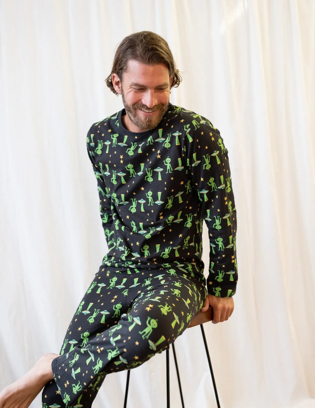 Men's Loose Fit Cotton Pajamas