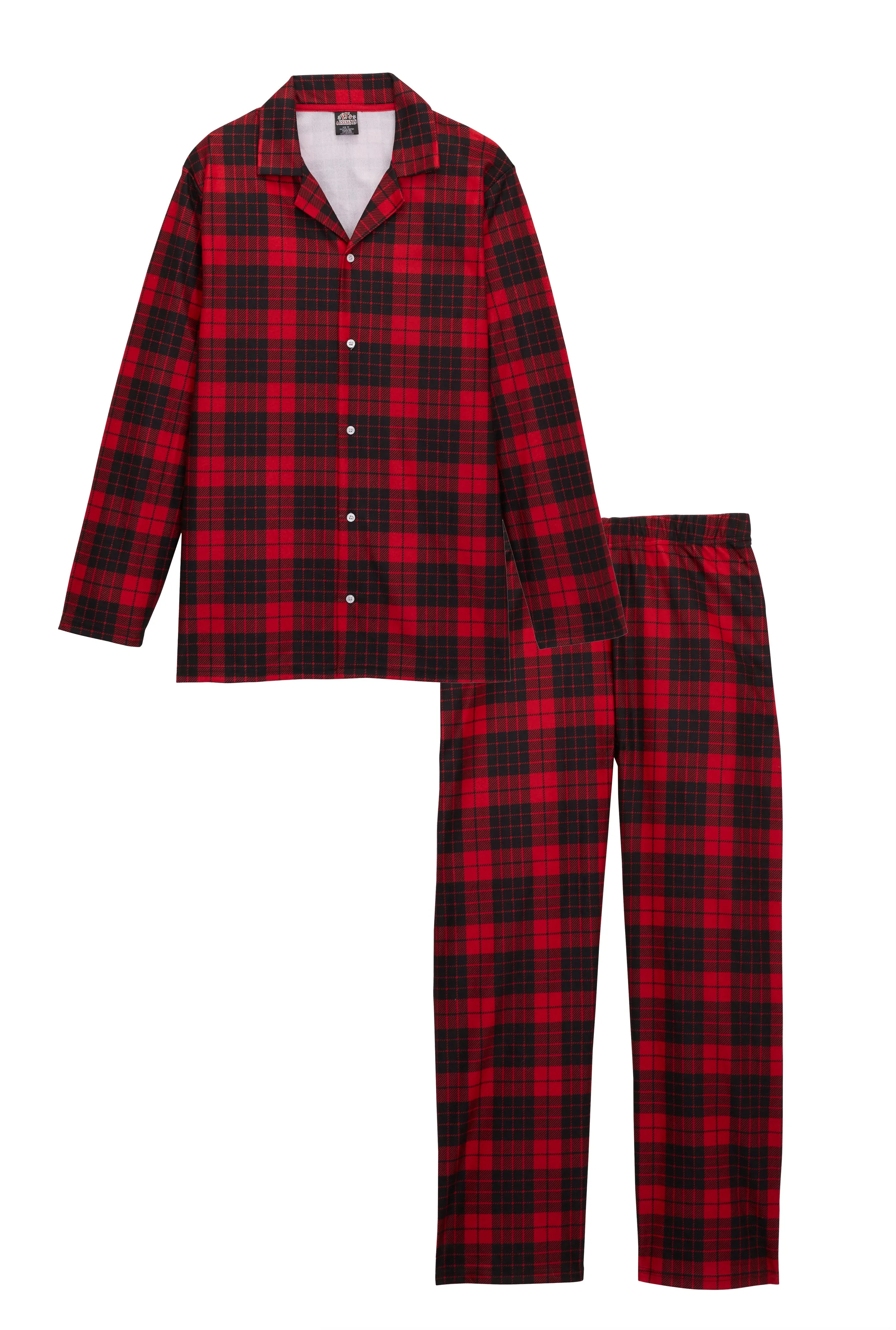 Mens Matching Buffalo Plaid Family Pajamas