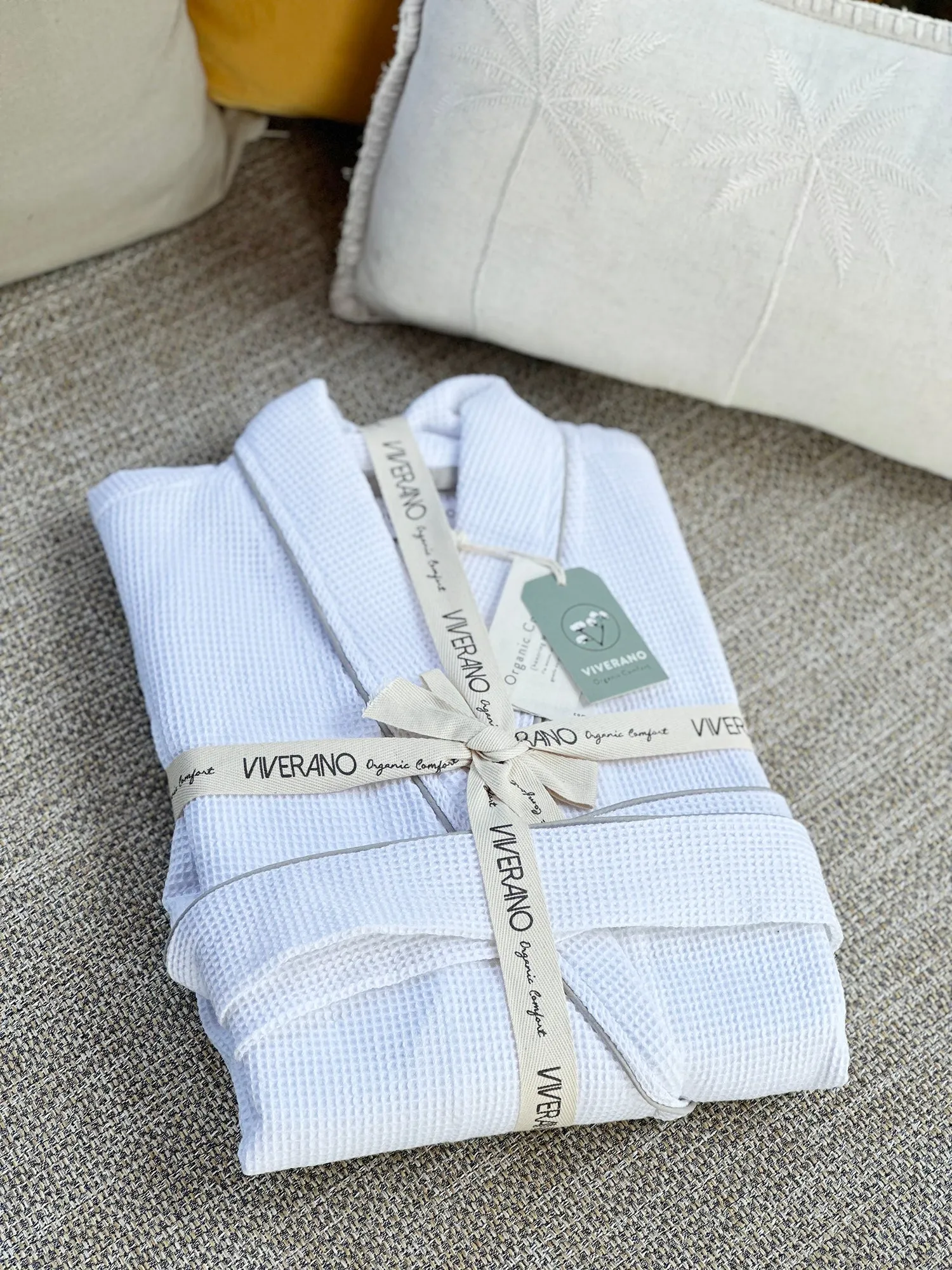 Men's Organic Waffle Weave Bathrobes (2 Colors)