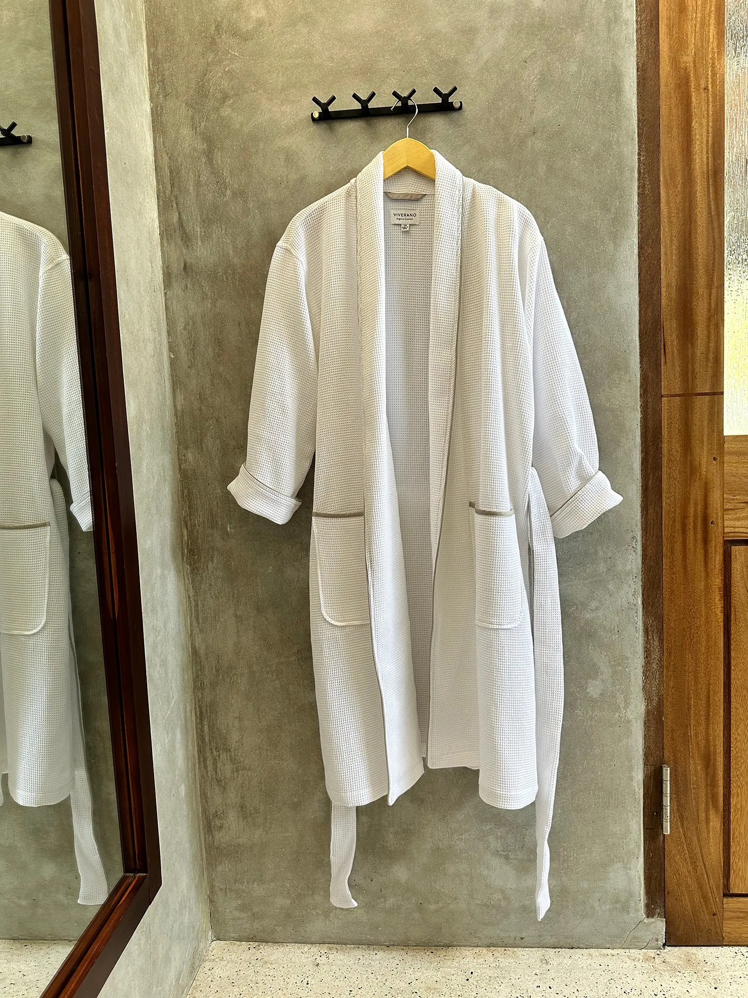 Men's Organic Waffle Weave Bathrobes (2 Colors)