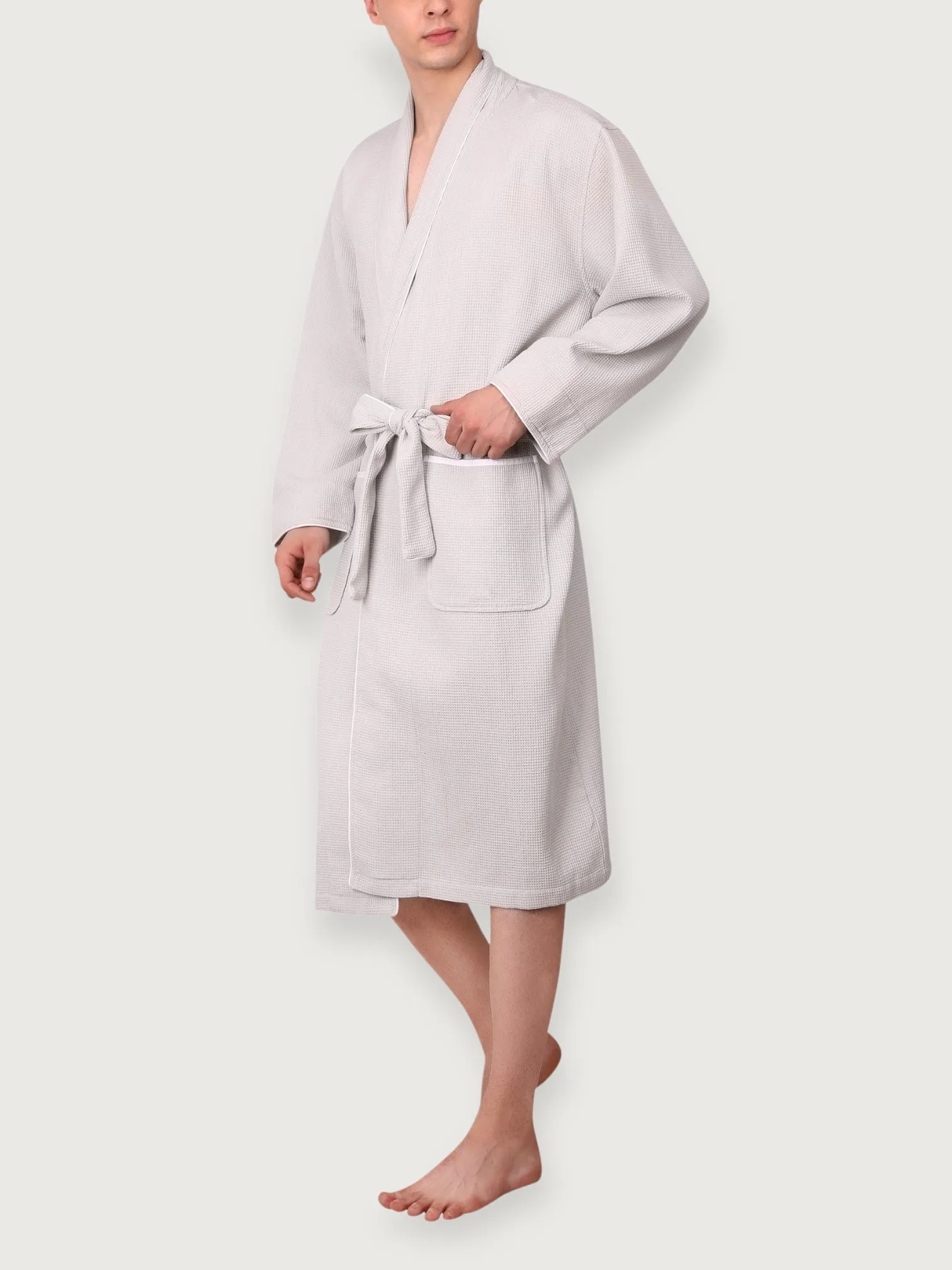 Men's Organic Waffle Weave Bathrobes (2 Colors)