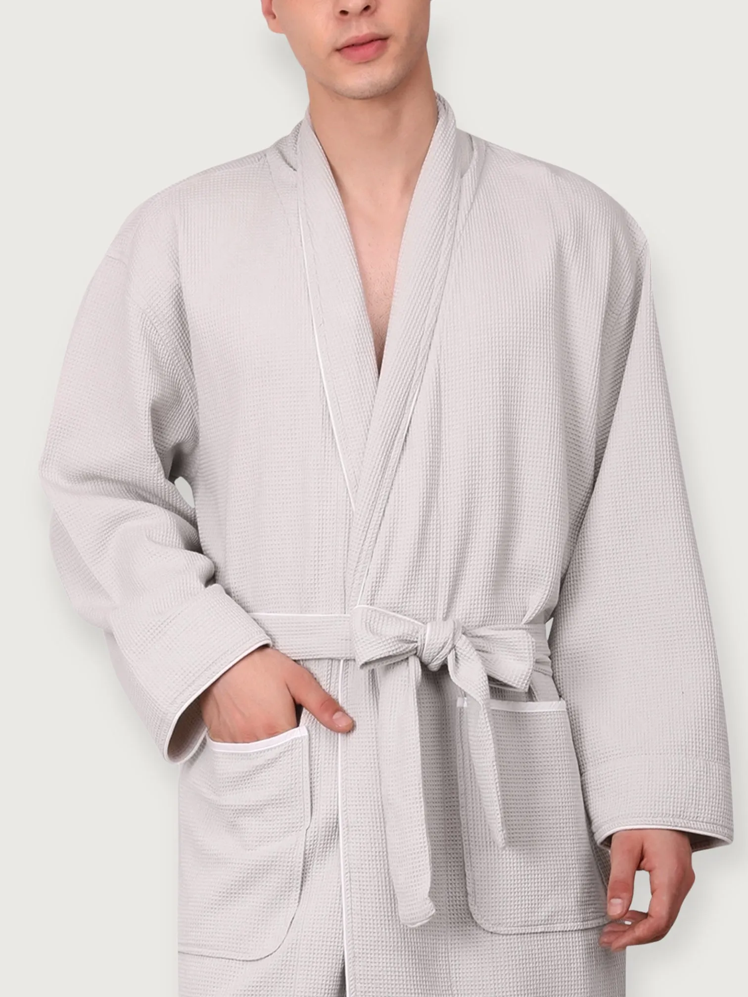 Men's Organic Waffle Weave Bathrobes (2 Colors)