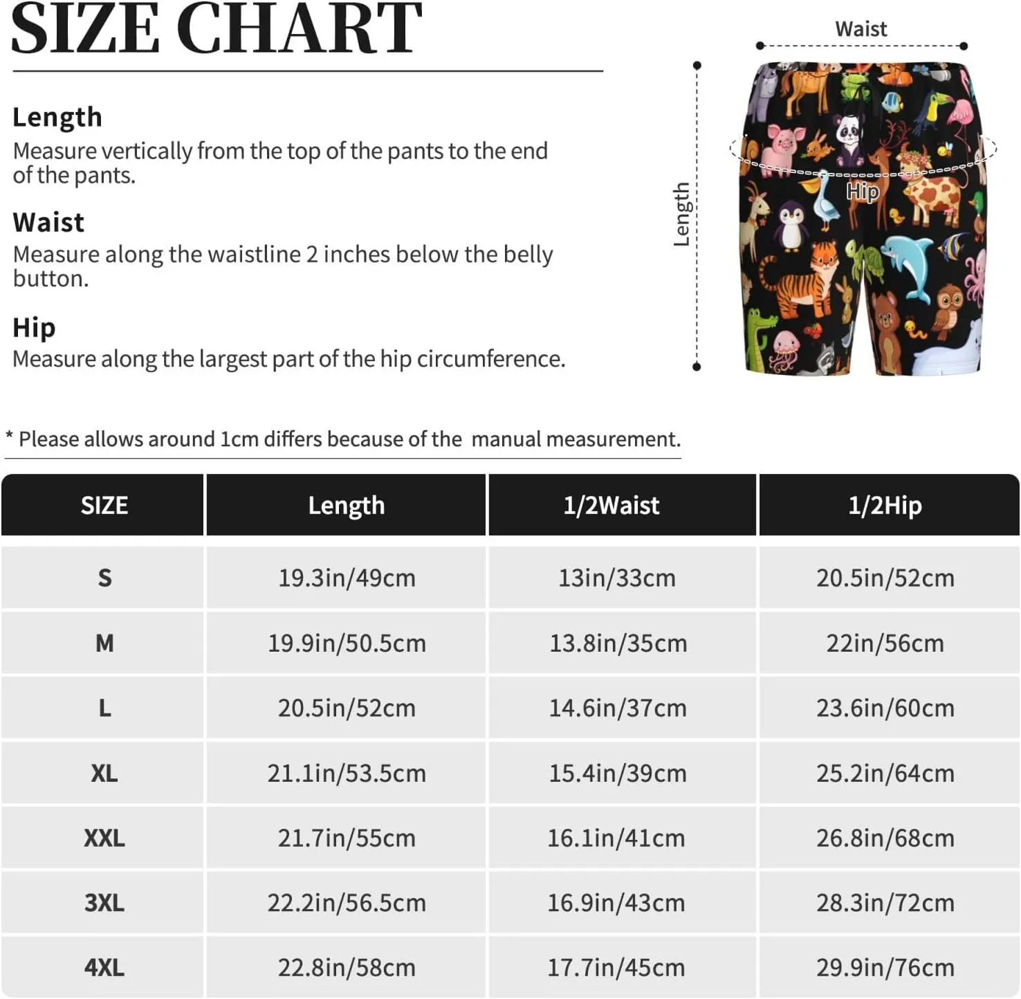mens pajama pants - Animal Cartoon Style Comfy Sleep Shorts Mens Pajama shorts, mens lounge shorts pj pants