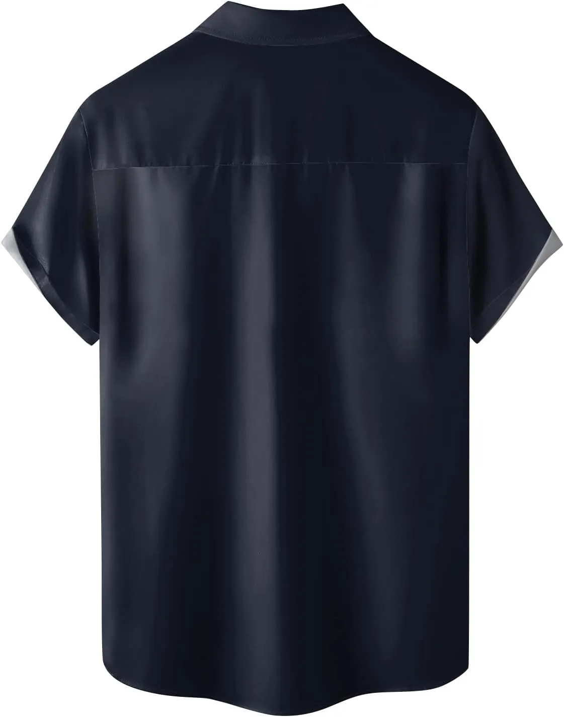 Mens Shirts Casual Stylish Short Sleeve Button Shirt Short Sleeve Shirt Loose Shirt with Pocket