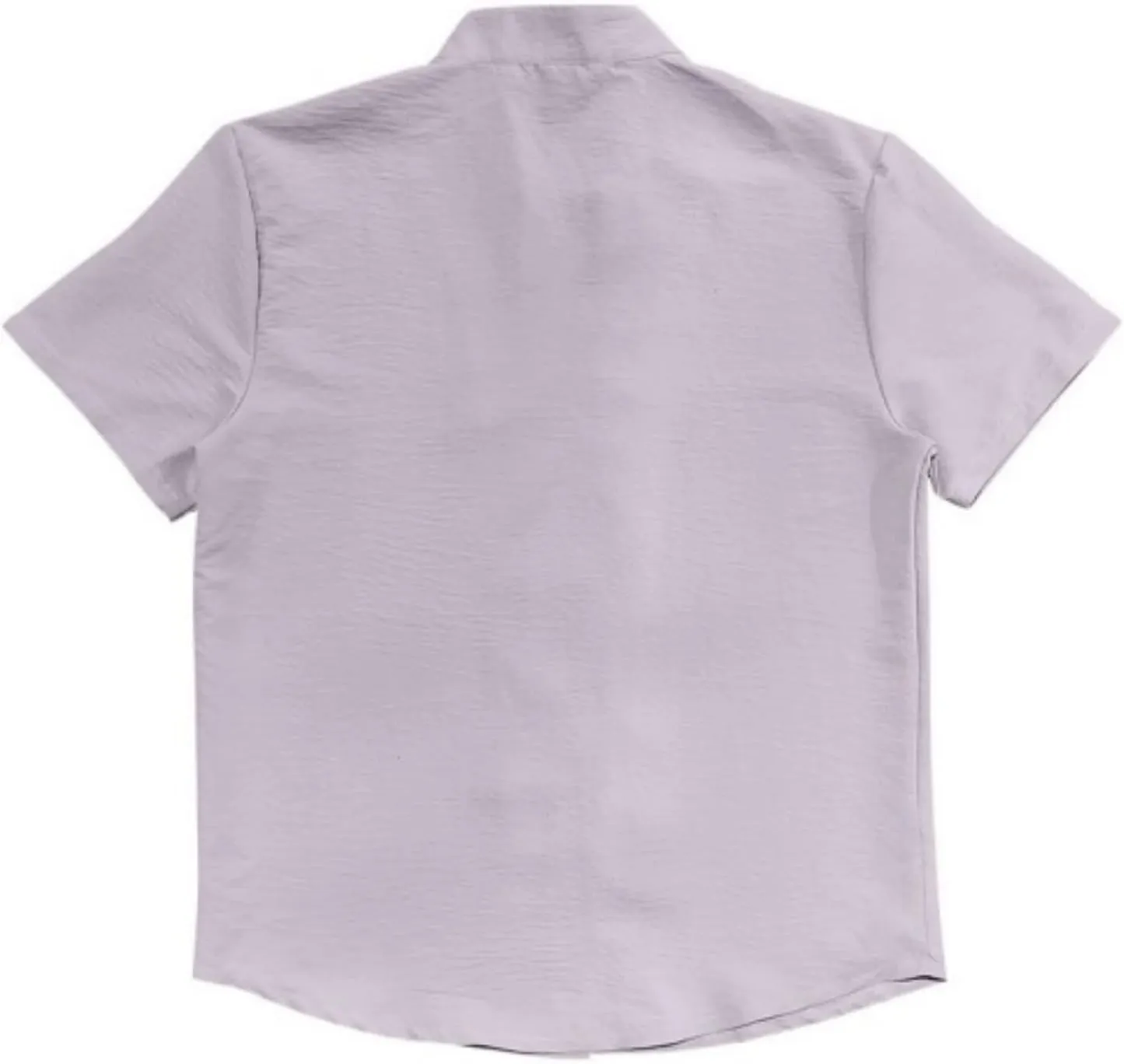Men's Short Sleeve Shirts Casual Dress Button Down Shirt Plus Size Summer Business Fashion Work Tees
