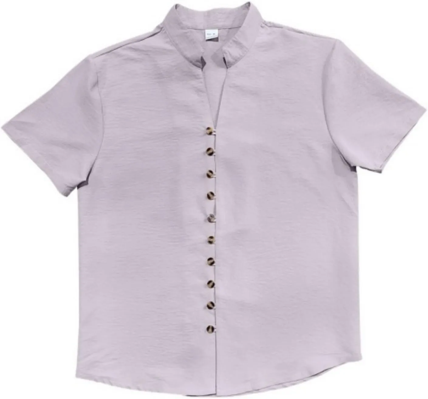 Men's Short Sleeve Shirts Casual Dress Button Down Shirt Plus Size Summer Business Fashion Work Tees