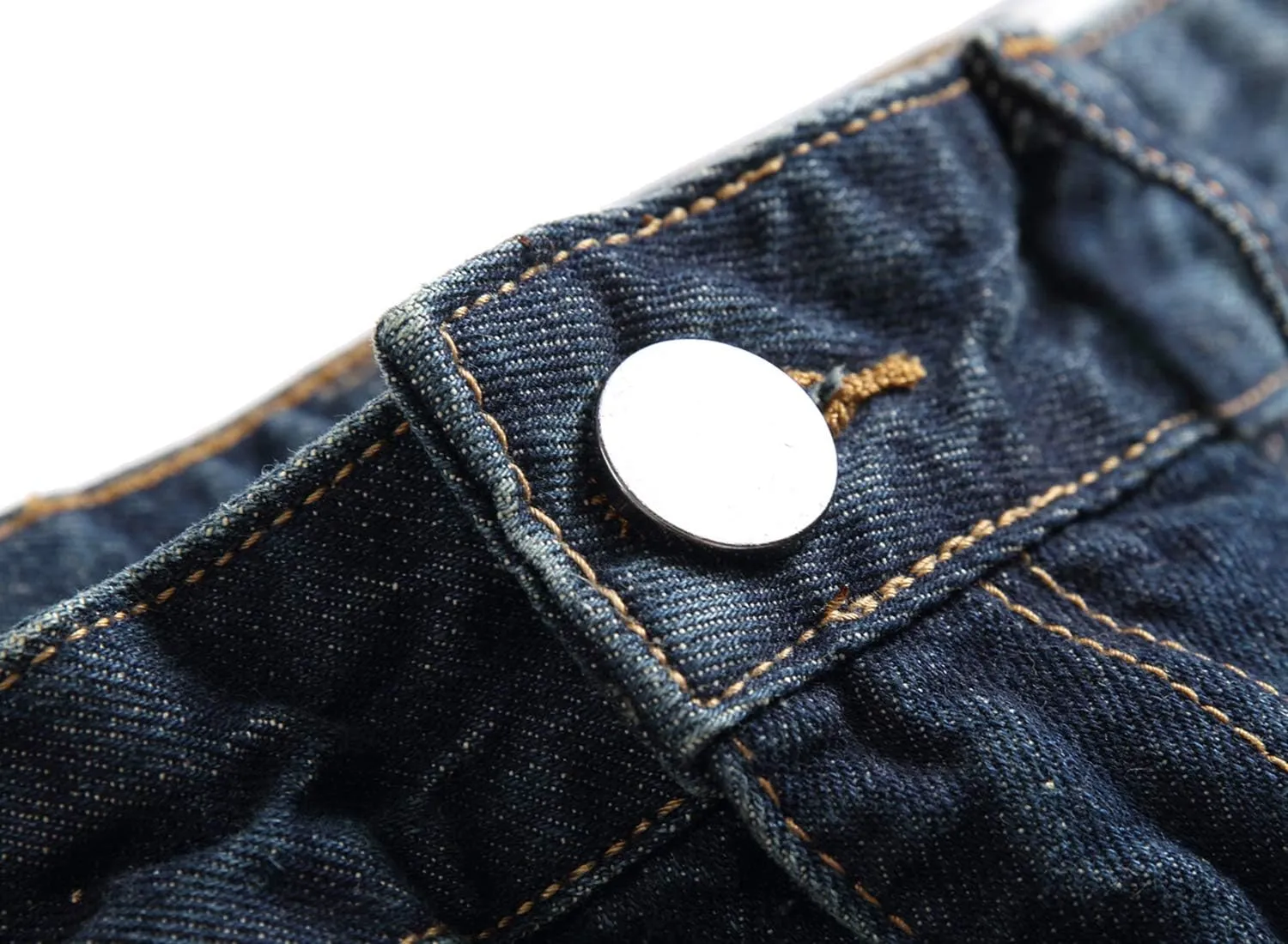 Men's Slim-fit Stretch Denim Jeans Featuring a Ripped Stretch Regular Pants