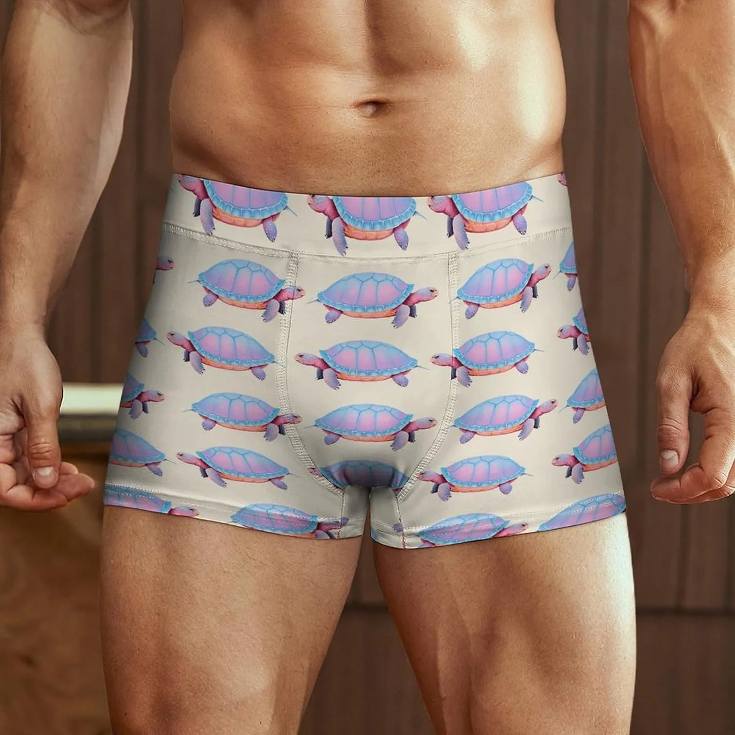 Men's Stretch Boxer Briefs Quick Dry, Moisture Wicking, Breathable