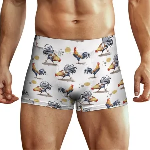 Mens Underwear Boxer Briefs Breathable Soft Moisture-Wicking