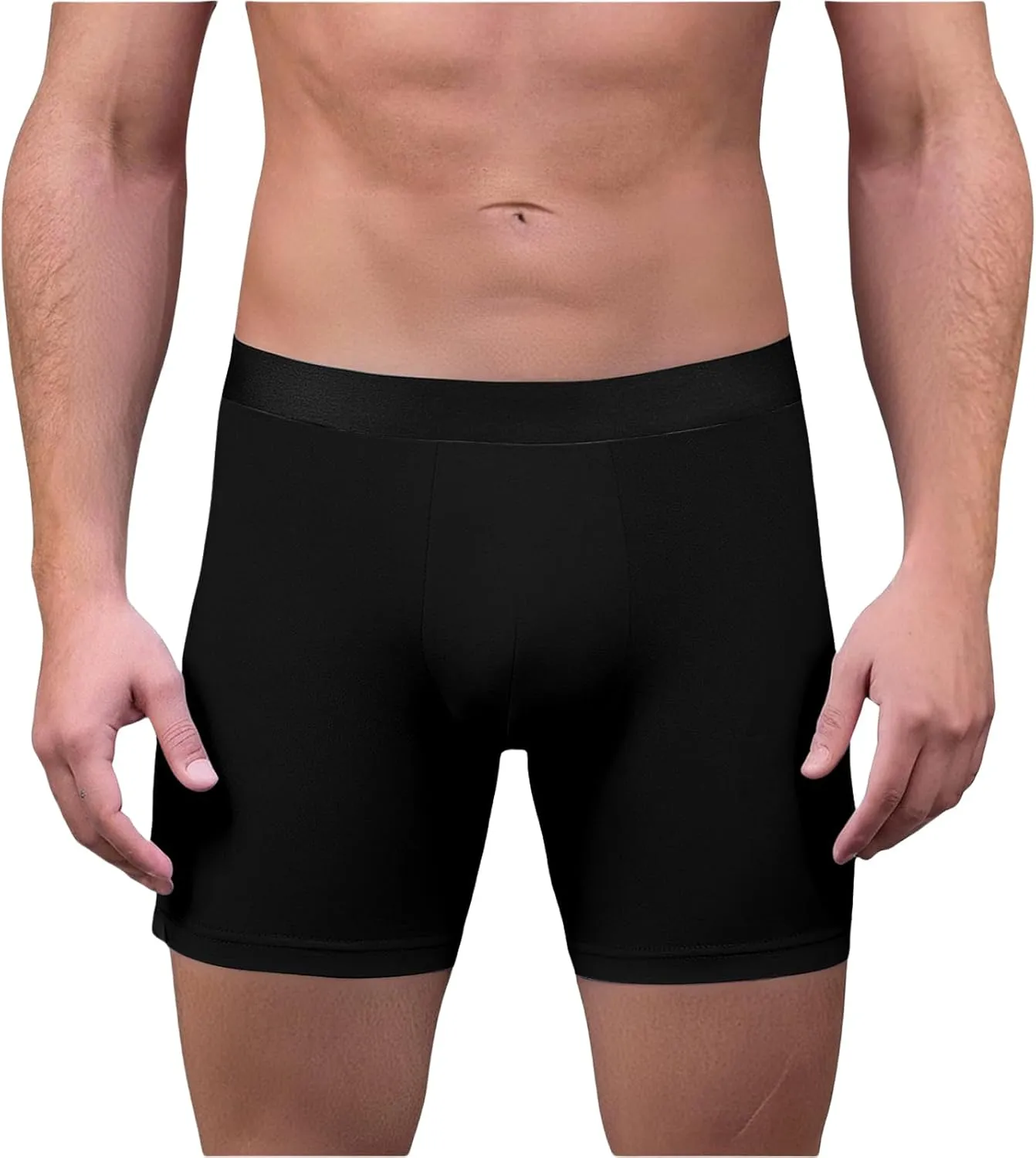 Men's Underwear Boxer Briefs Moisture Wicking & Breathable Boxers for Men