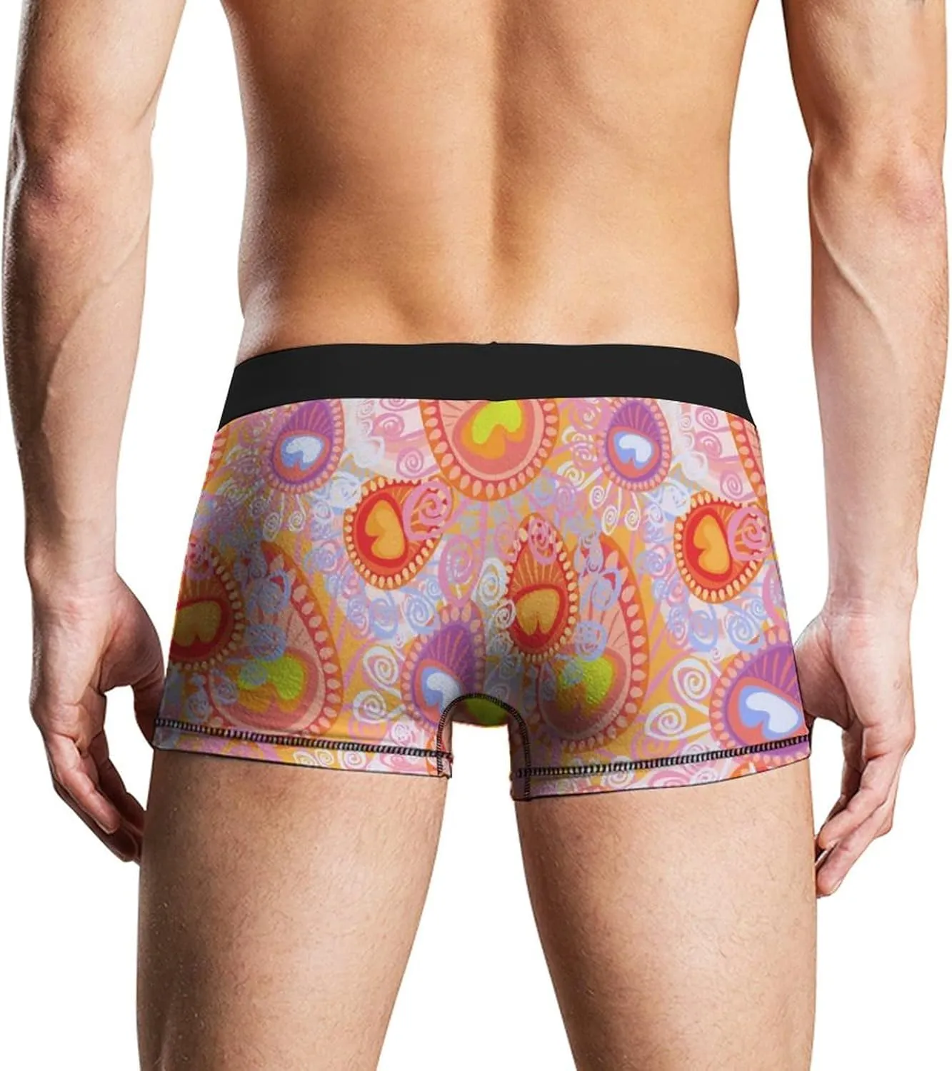 Men's Underwear Boxer Briefs Moisture Wicking ComfortSoft Boxer Brief Breathable