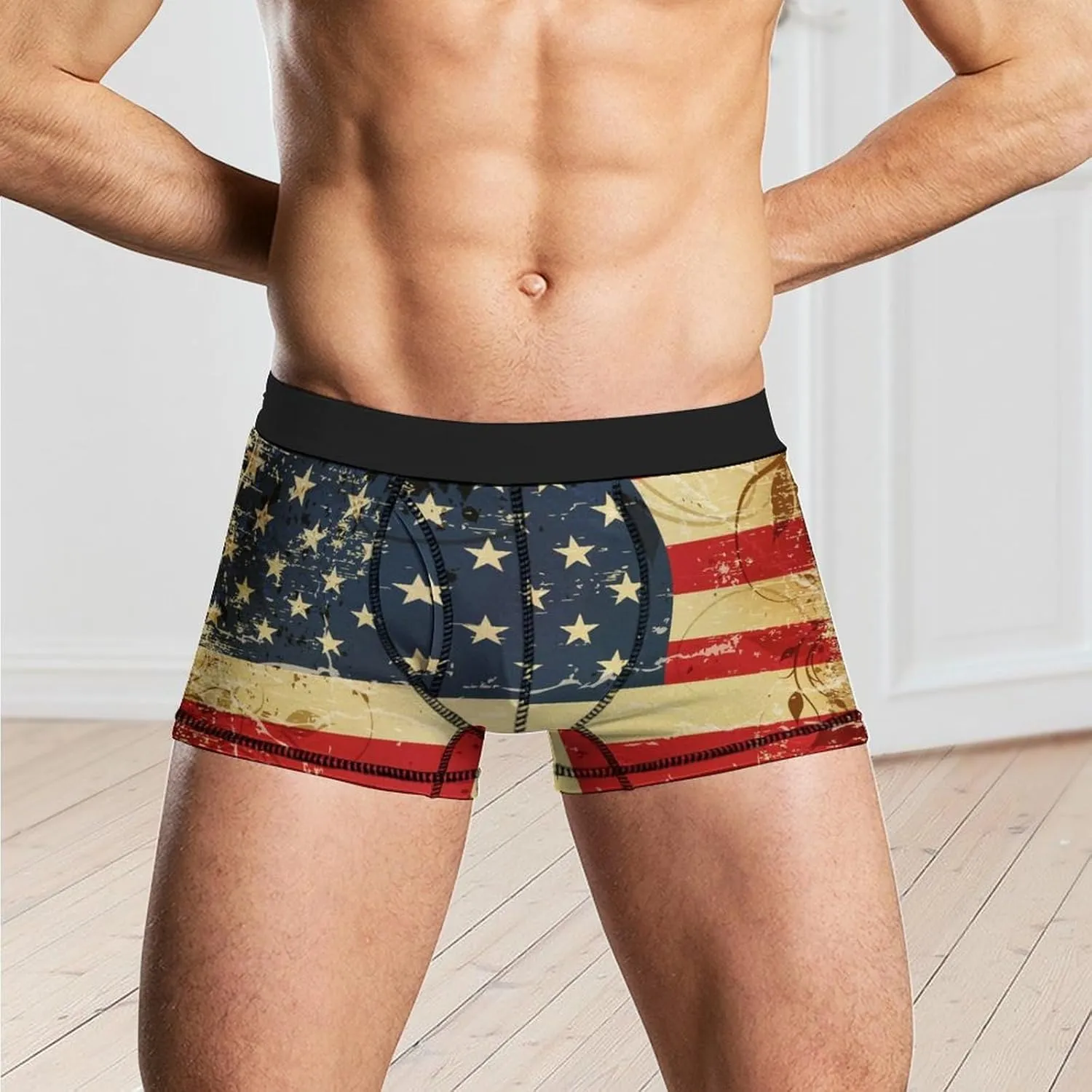 Men's Underwear Boxer Briefs Moisture Wicking ComfortSoft Boxer Brief Breathable