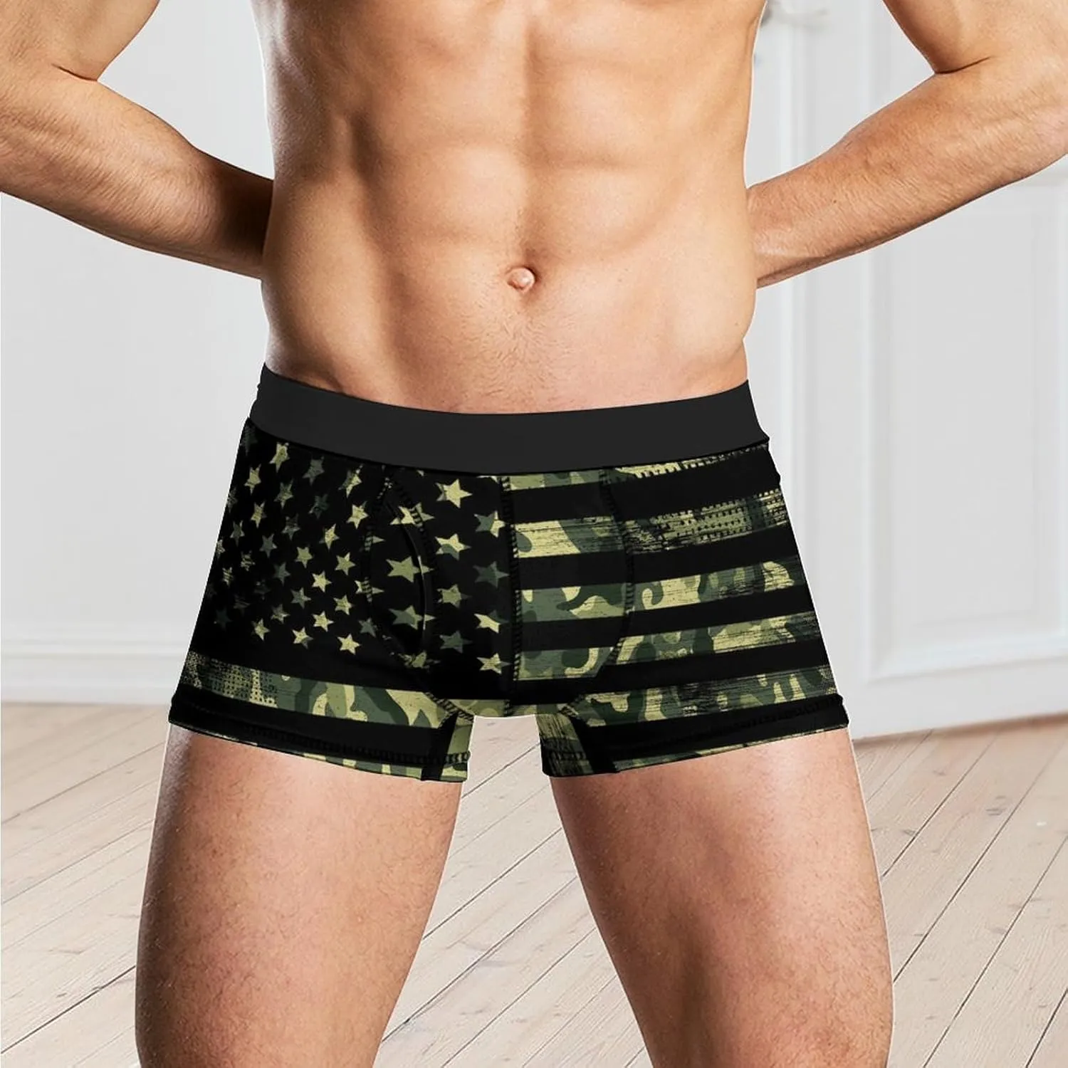 Men's Underwear Boxer Briefs Moisture Wicking ComfortSoft Boxer Brief Breathable