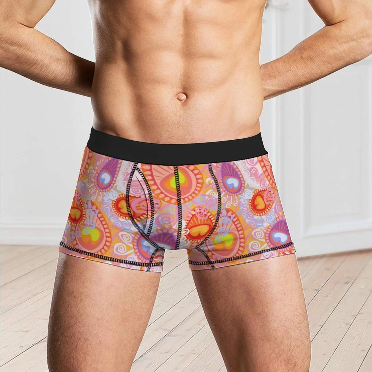 Men's Underwear Boxer Briefs Moisture Wicking ComfortSoft Boxer Brief Breathable