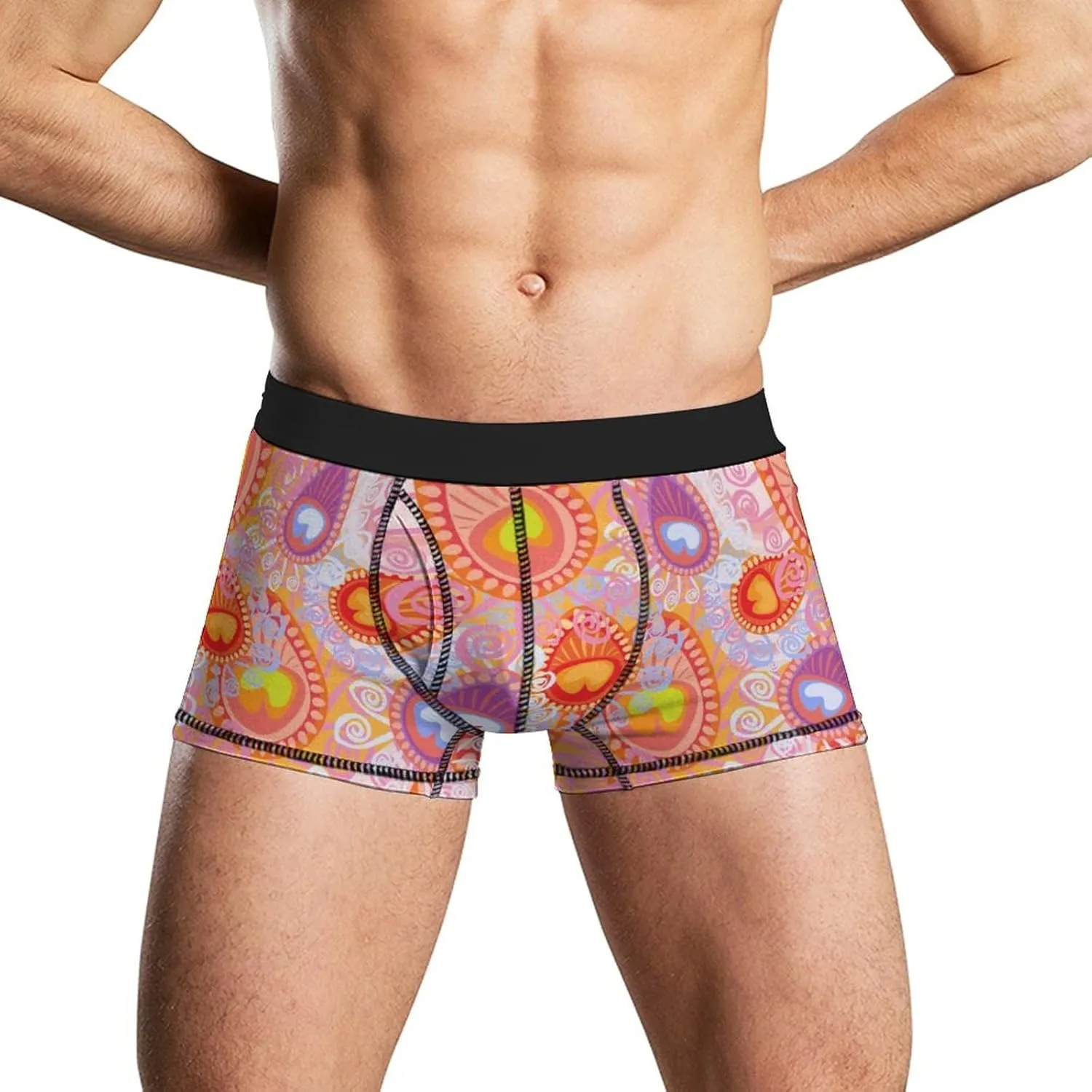 Men's Underwear Boxer Briefs Moisture Wicking ComfortSoft Boxer Brief Breathable