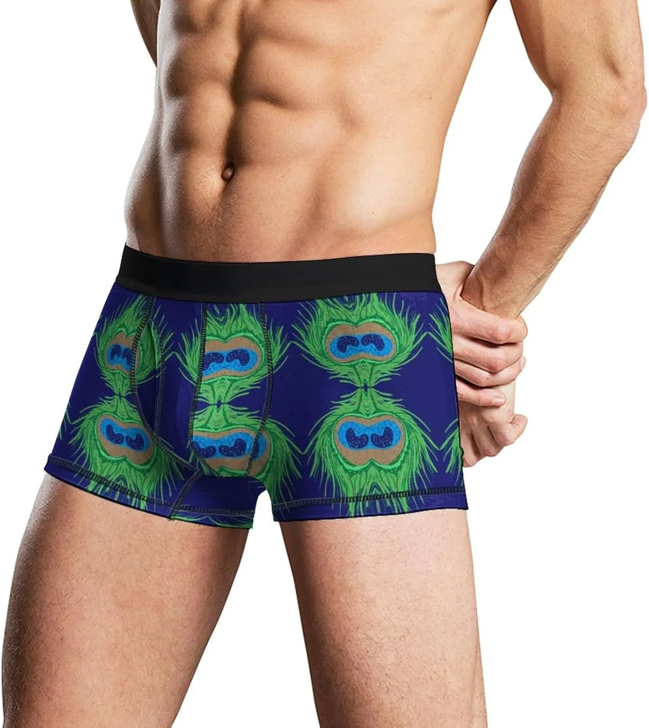 Men's Underwear Boxer Briefs Moisture Wicking ComfortSoft Boxer Brief Breathable