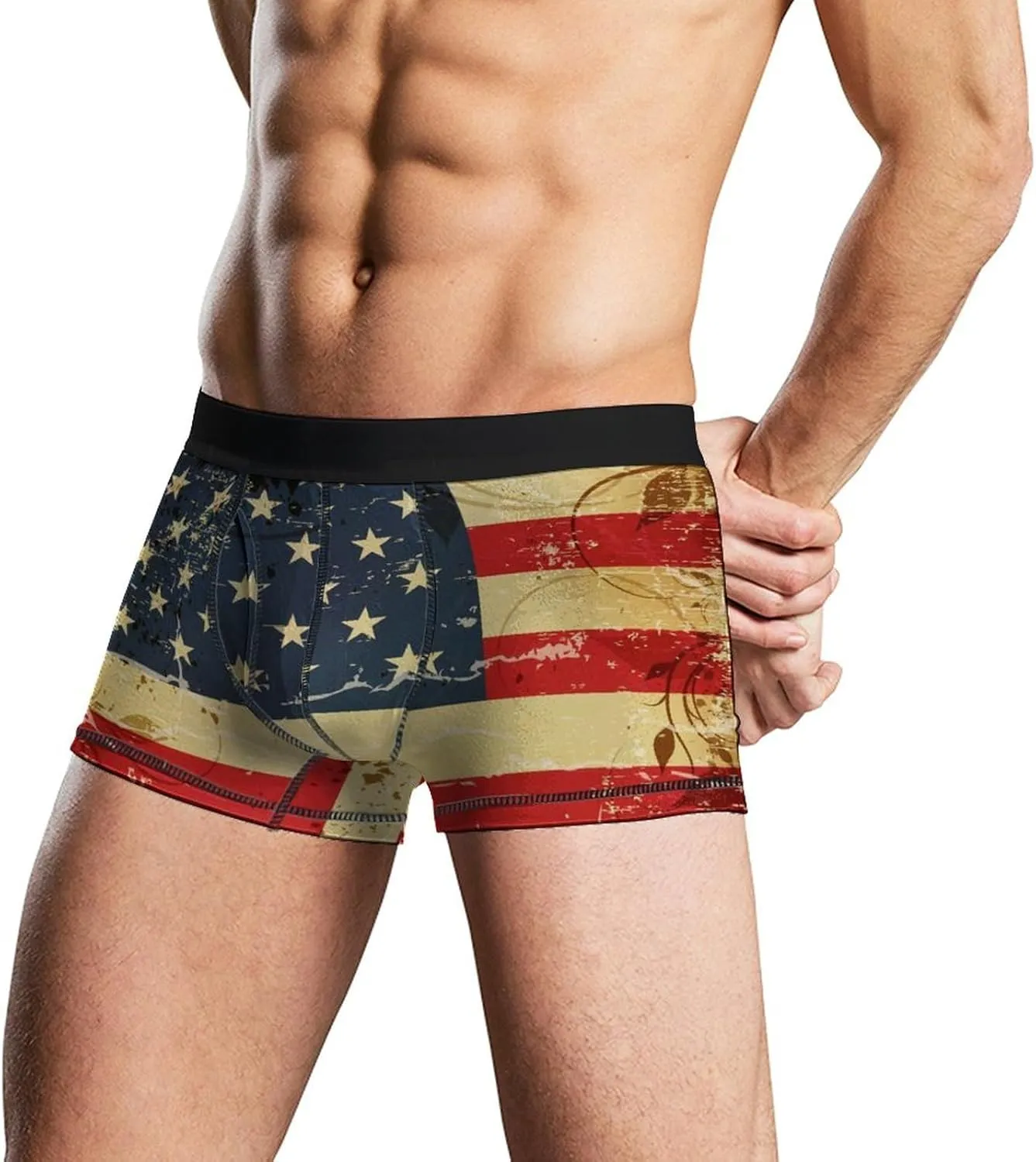 Men's Underwear Boxer Briefs Moisture Wicking ComfortSoft Boxer Brief Breathable