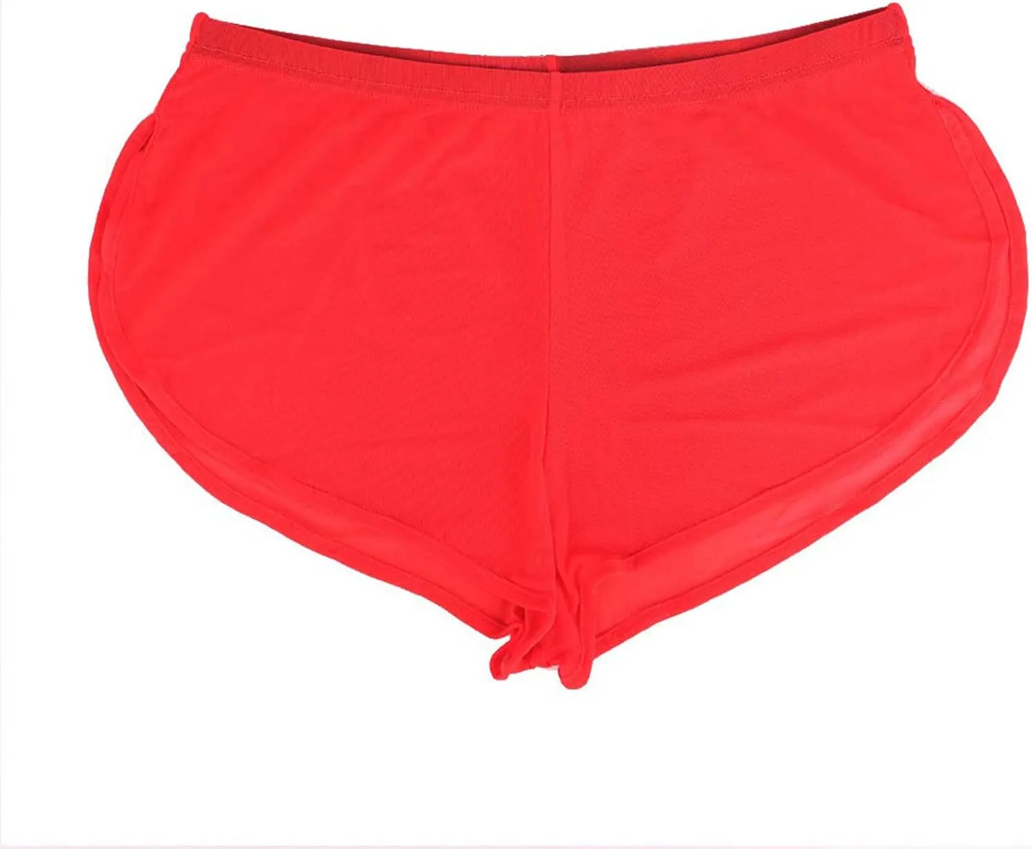 Mens Underwear Sexy Mesh Breathable Boxer Briefs See Through Side Split Soft Breathable Cool Transparent Brief Shorts