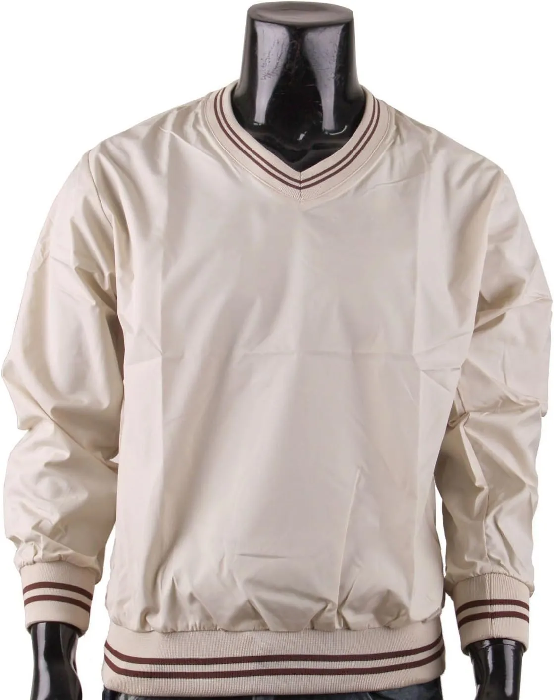 Men's V Neck Golf Wind Shirt Athletic Windbreaker V Neck Shirt