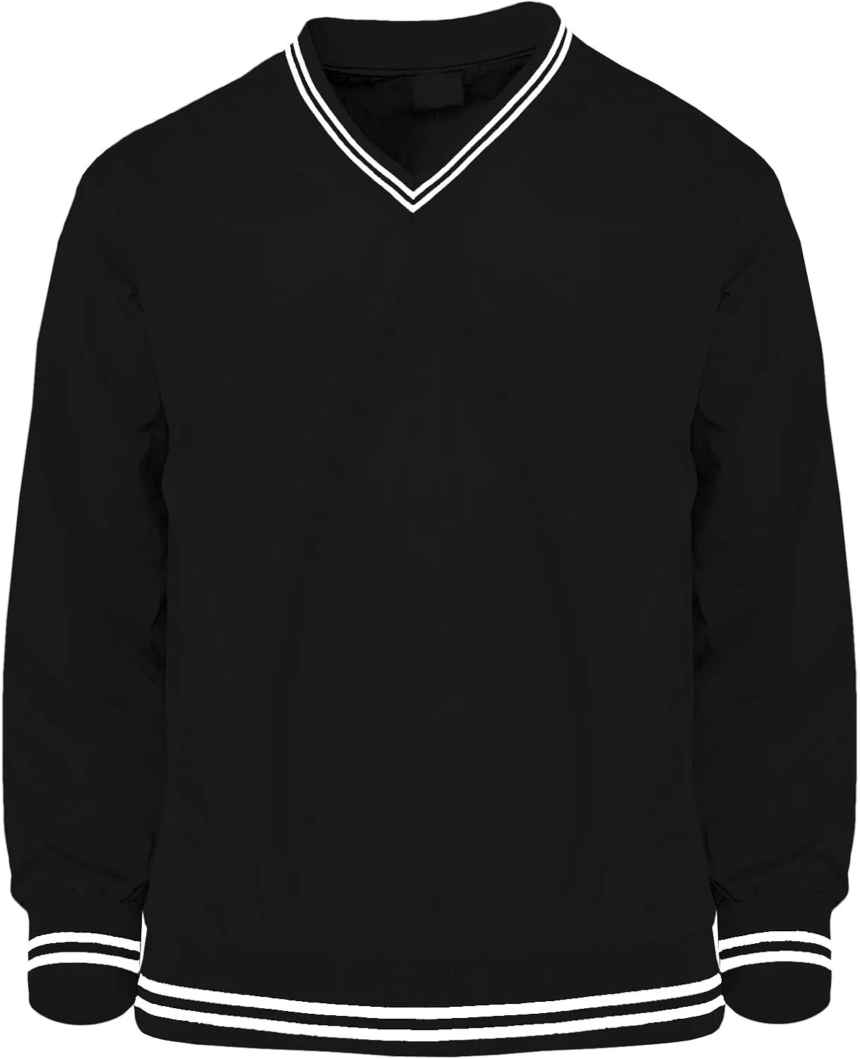 Men's V Neck Golf Wind Shirt Athletic Windbreaker V Neck Shirt