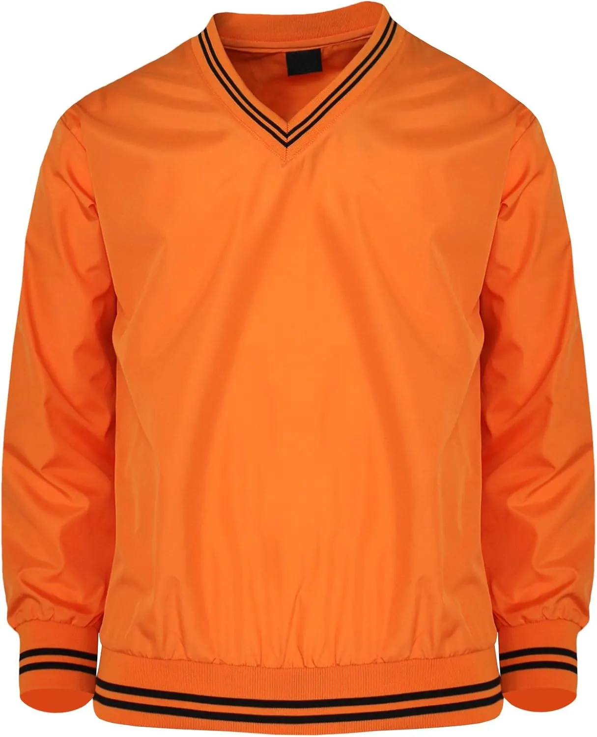 Men's V Neck Golf Wind Shirt Athletic Windbreaker V Neck Shirt