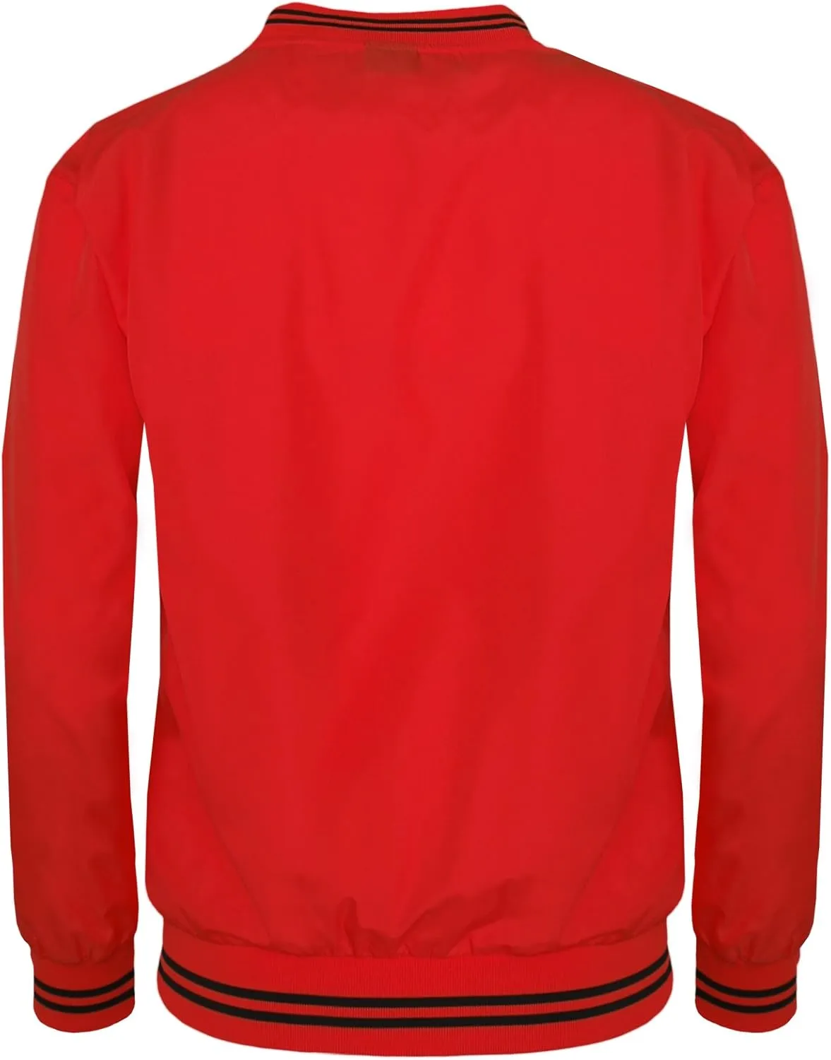 Men's V Neck Golf Wind Shirt Athletic Windbreaker V Neck Shirt