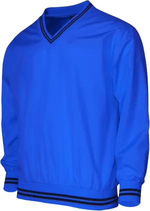 Men's V Neck Golf Wind Shirt Athletic Windbreaker V Neck Shirt