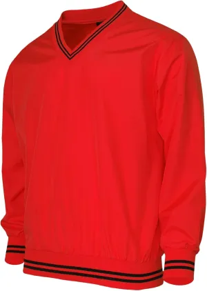 Men's V Neck Golf Wind Shirt Athletic Windbreaker V Neck Shirt