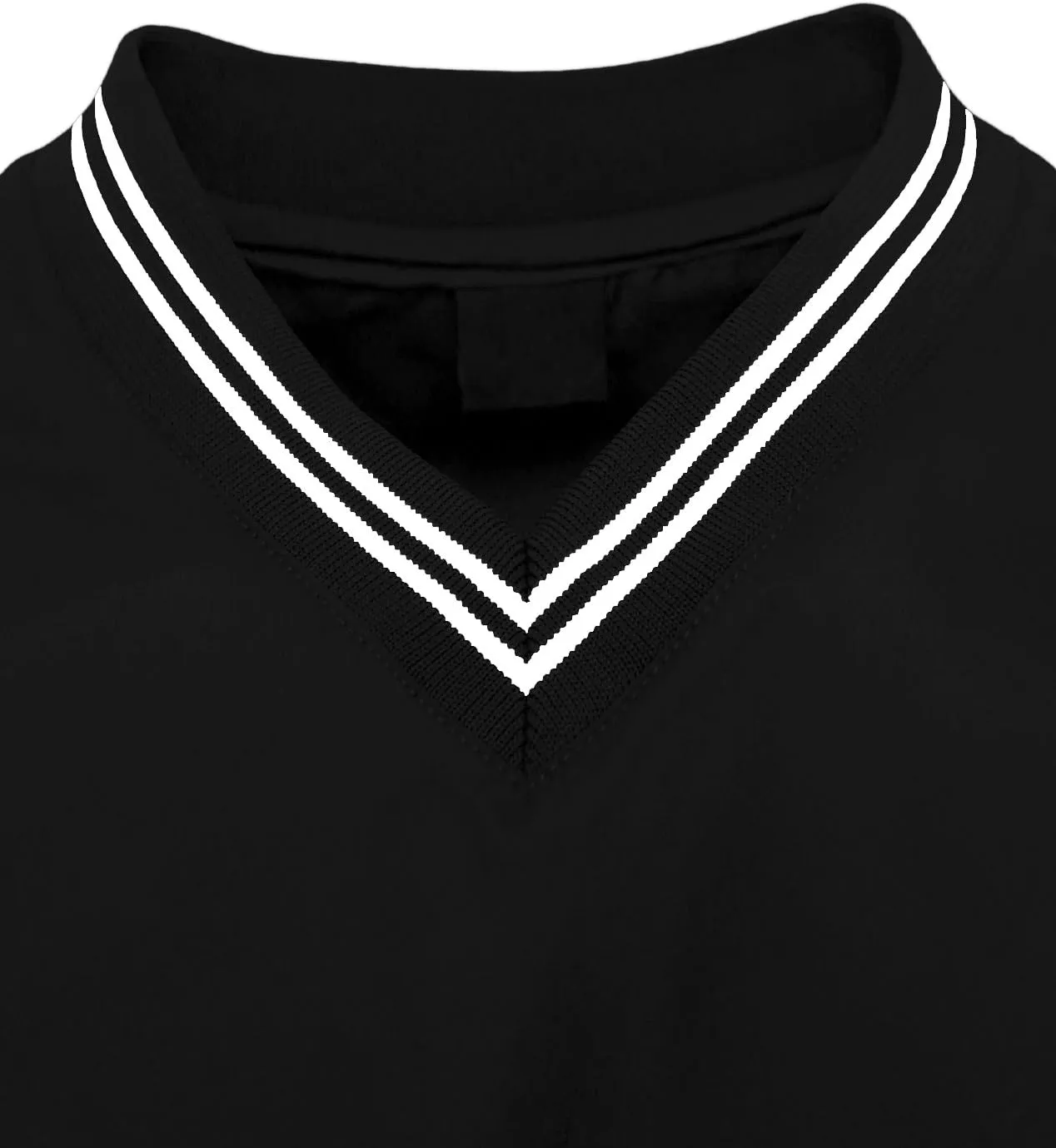 Men's V Neck Golf Wind Shirt Athletic Windbreaker V Neck Shirt