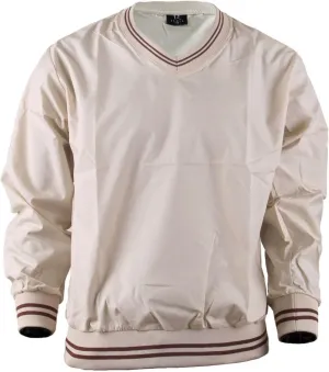 Men's V Neck Golf Wind Shirt Athletic Windbreaker V Neck Shirt