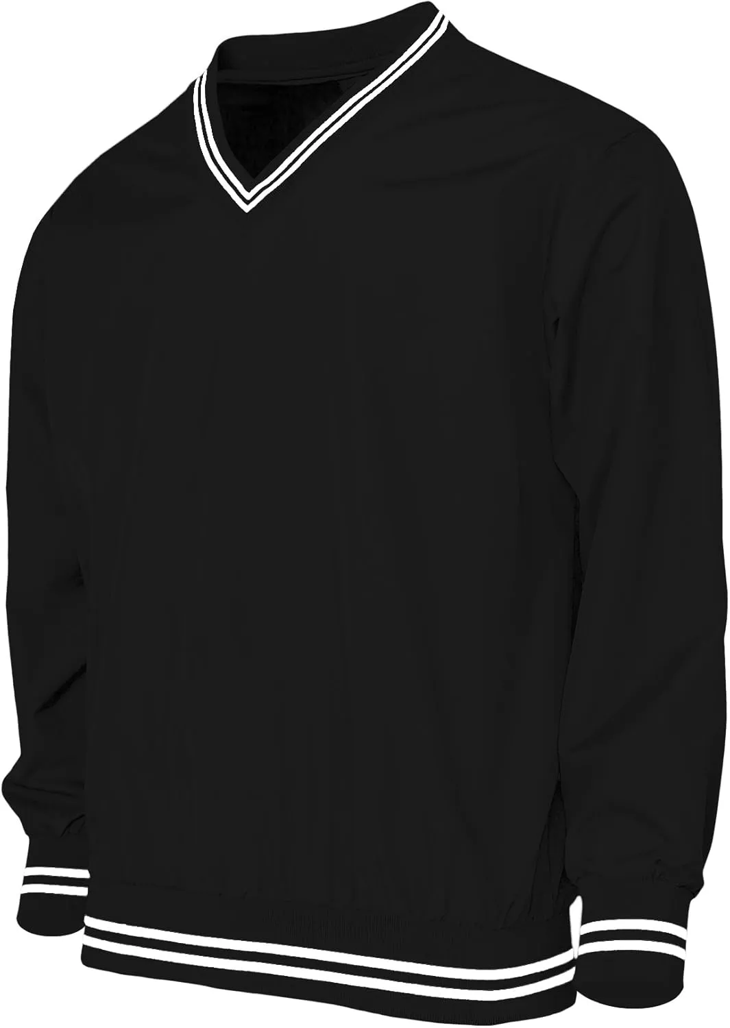Men's V Neck Golf Wind Shirt Athletic Windbreaker V Neck Shirt