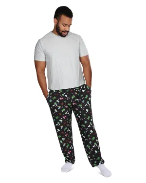 Men's Weed Two Piece PJ Set in a Bag