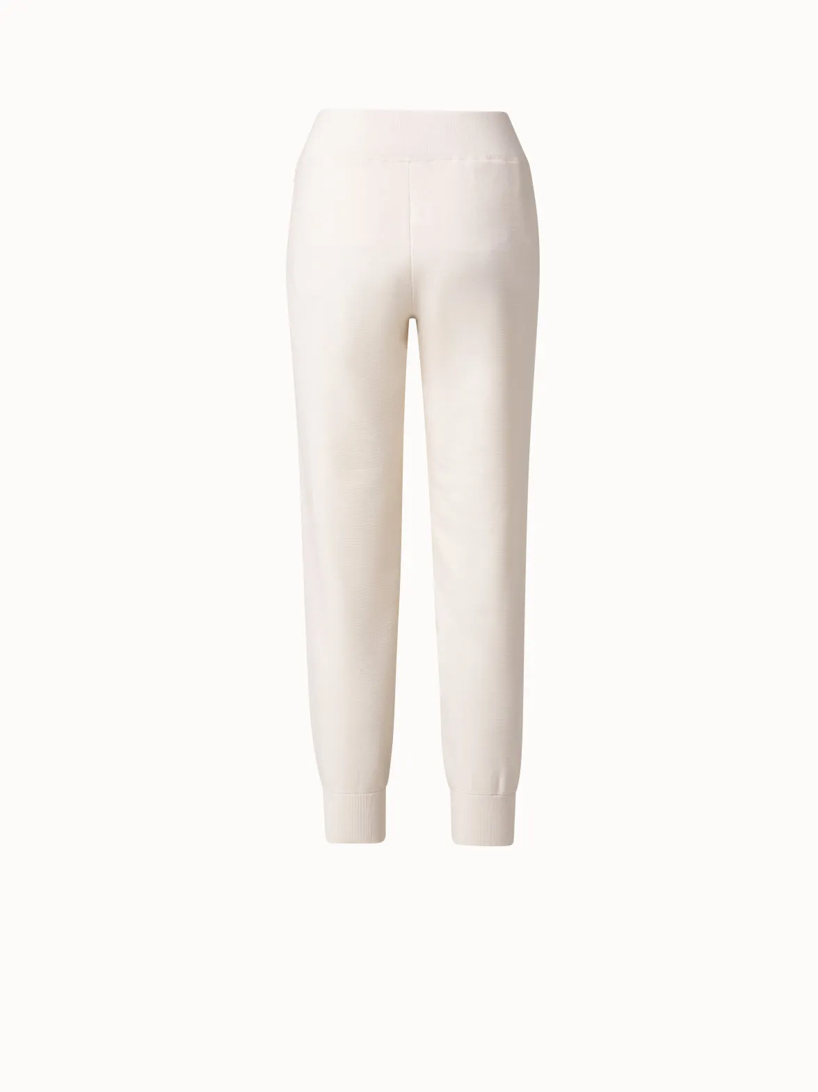 Merino Wool Stretch Knit Jogger Pants