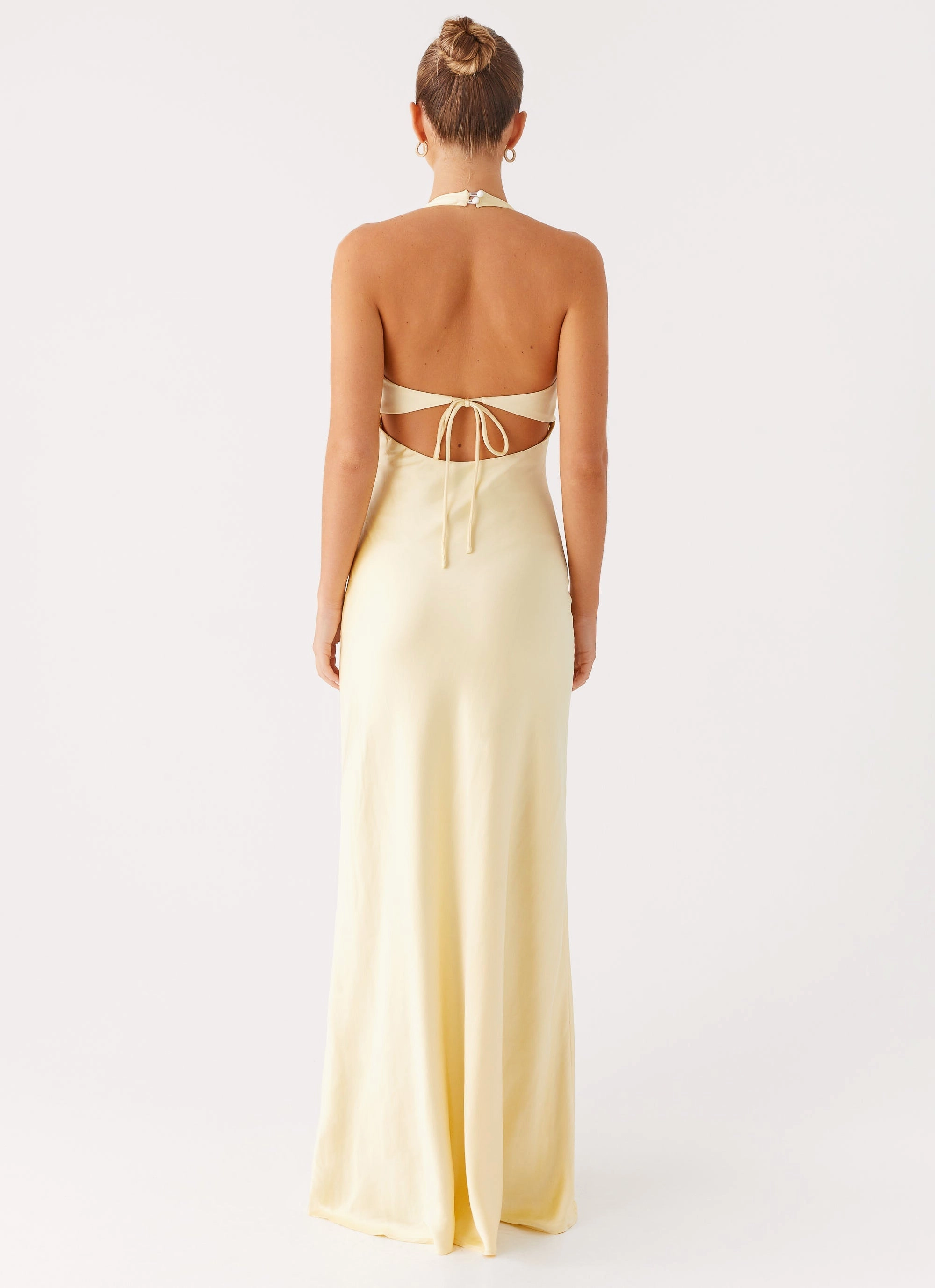Spring Ready Ambre Mesh Panel Maxi Dress - Yellow