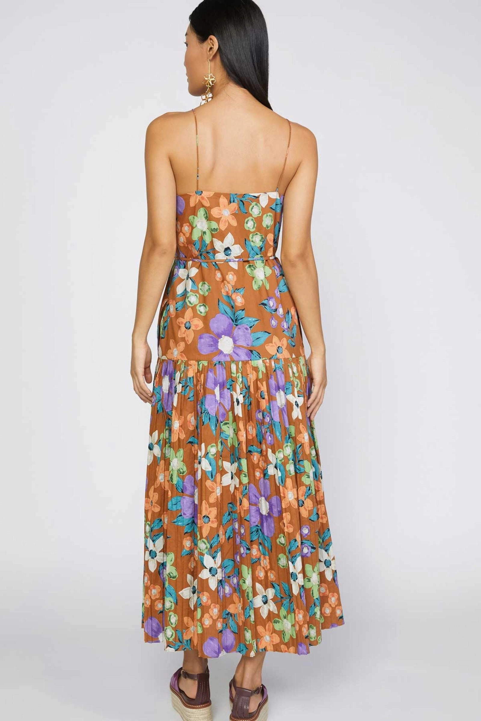 Autumn Ready Bishop-Sleeve Mia Floral Dress