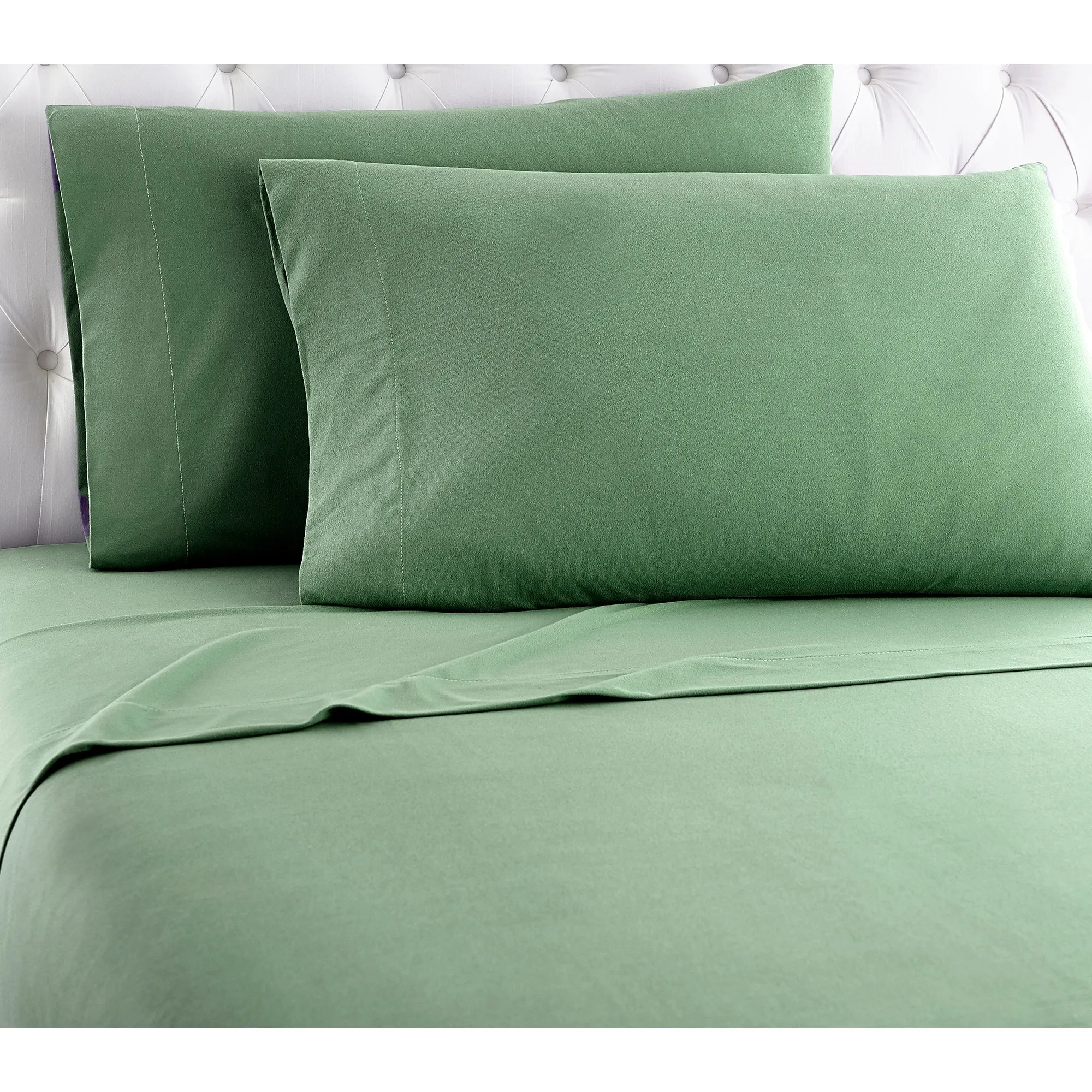 Micro Flannel Solid Color Deep Pocket Sheet Set by Shavel Home Products