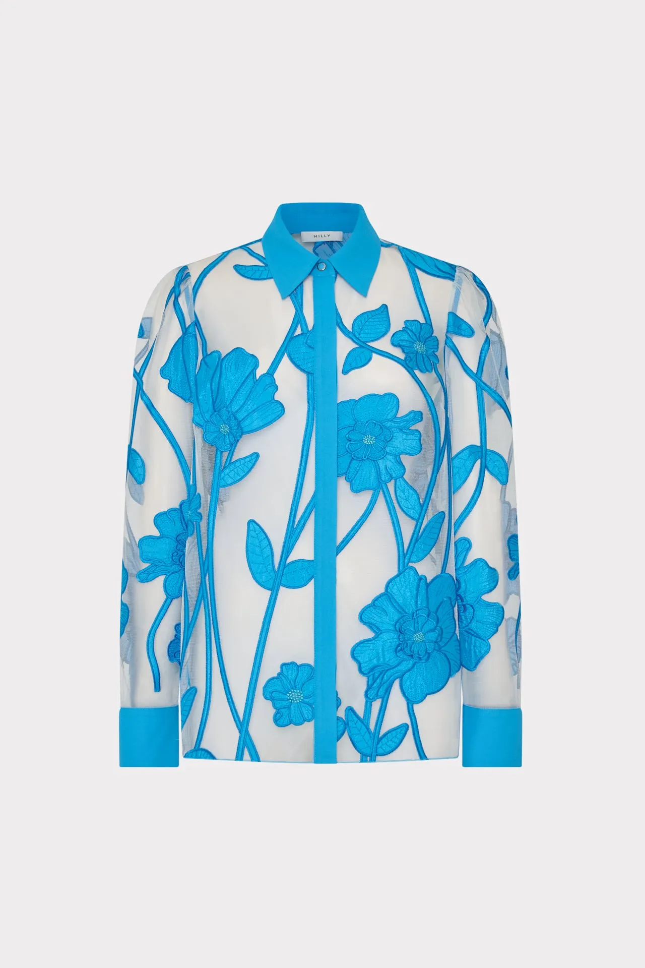 Ashton Grand Fleur Embroidered Top Non Restrictive Cut
