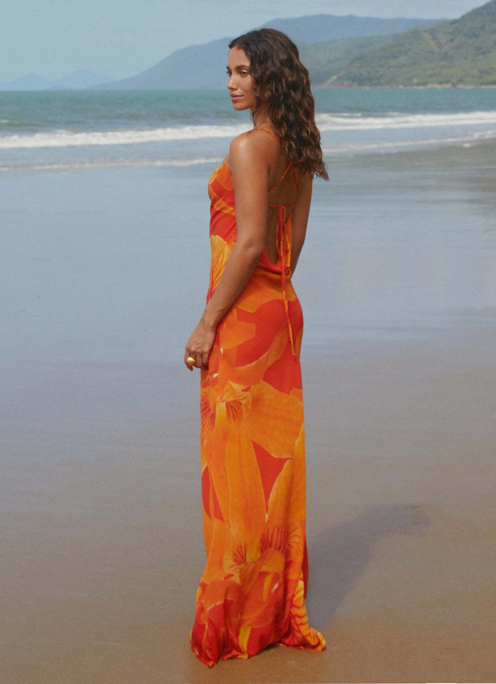 petite size Smooth Vibes Midafternoon Maxi Dress - Serene Orange