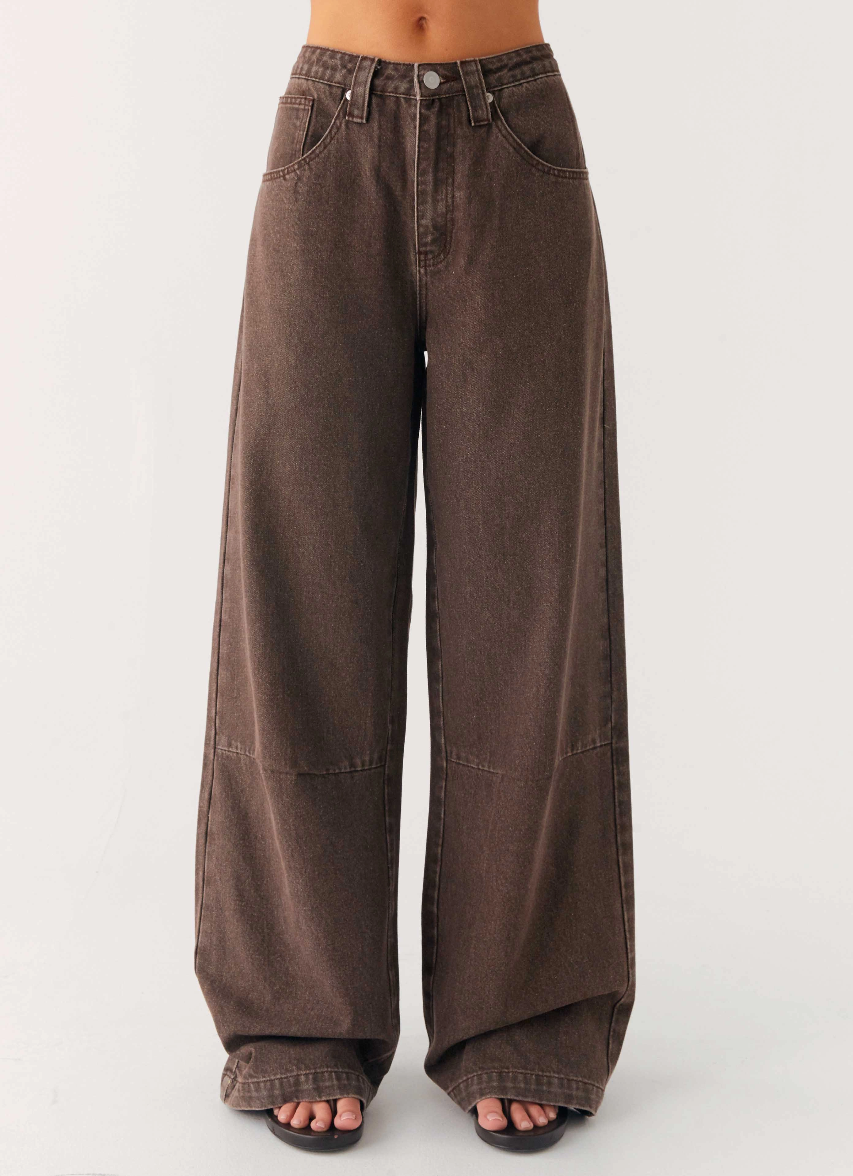 Midwest Low Rise Jeans - Light Wash Chocolate Slim Fit Design