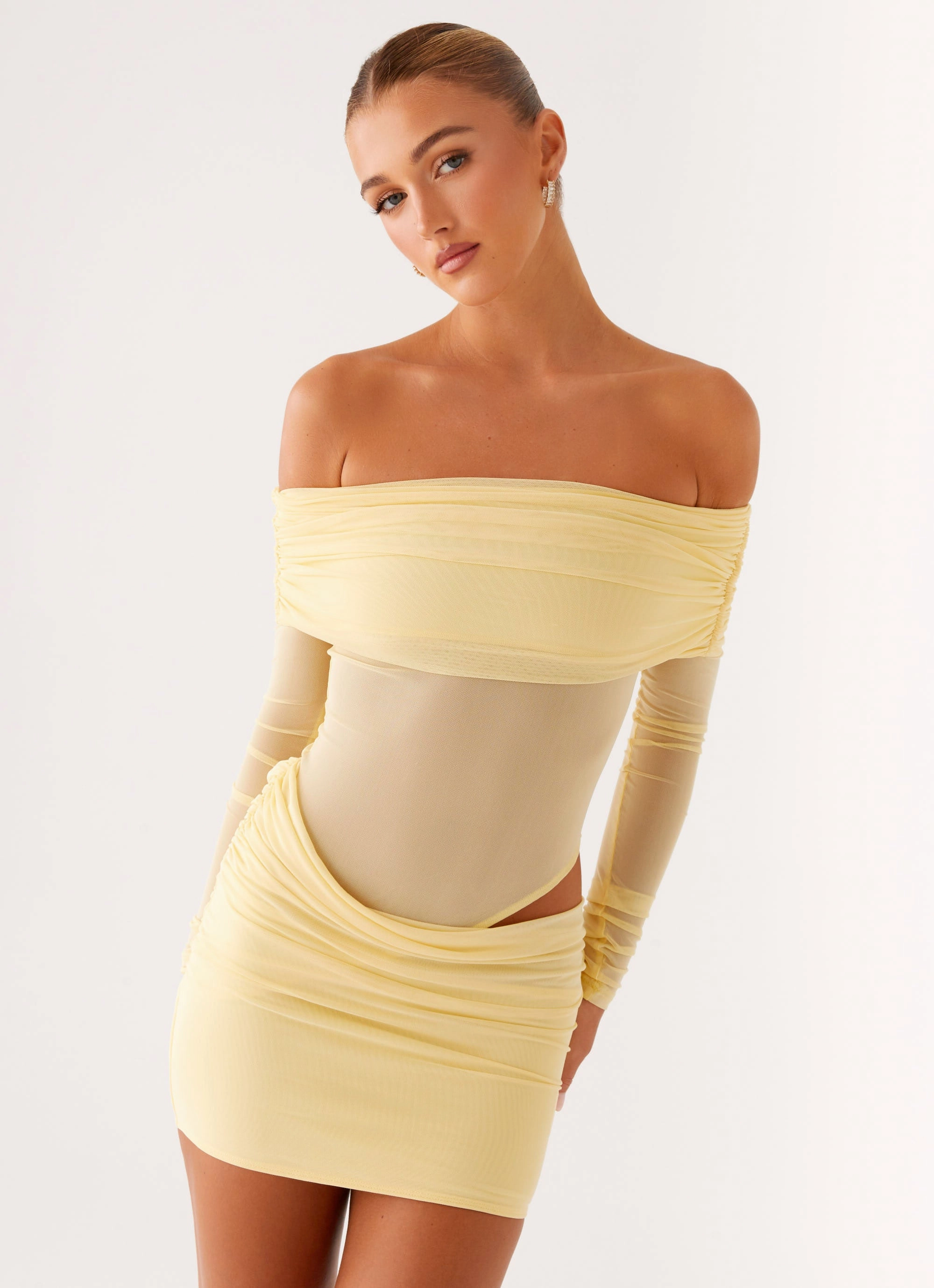 Fashion Details No Doubt Mini Dress - Yellow