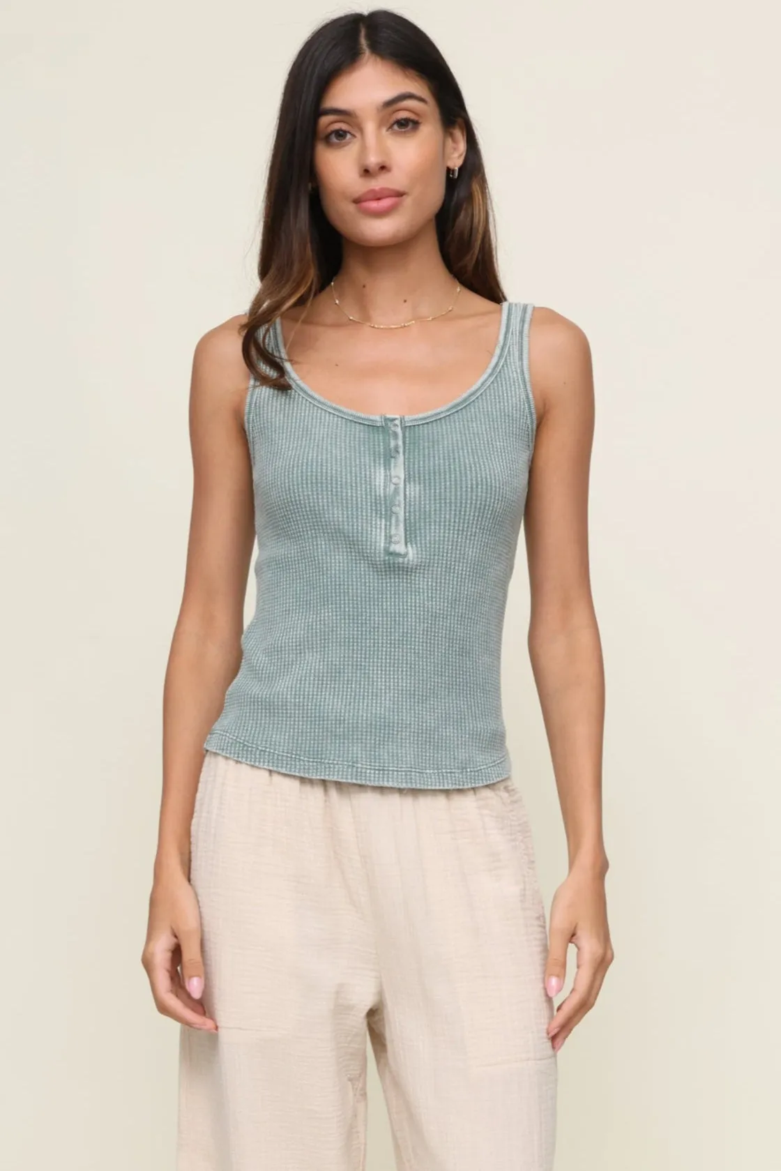 Starling Mini Thermal Tank Chic Sweater