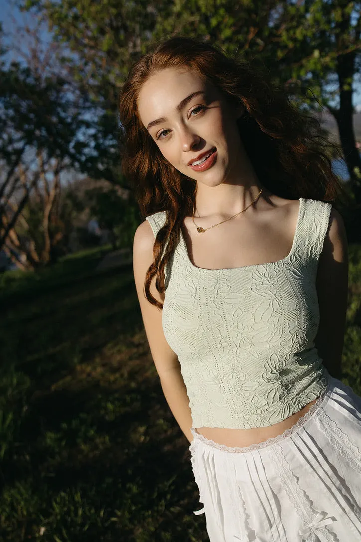 Flirt & Fern Tank Vintage Shirt Flexible Knit Fabric