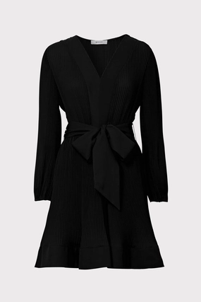 Liv Pleated Dress Vibrant pattern