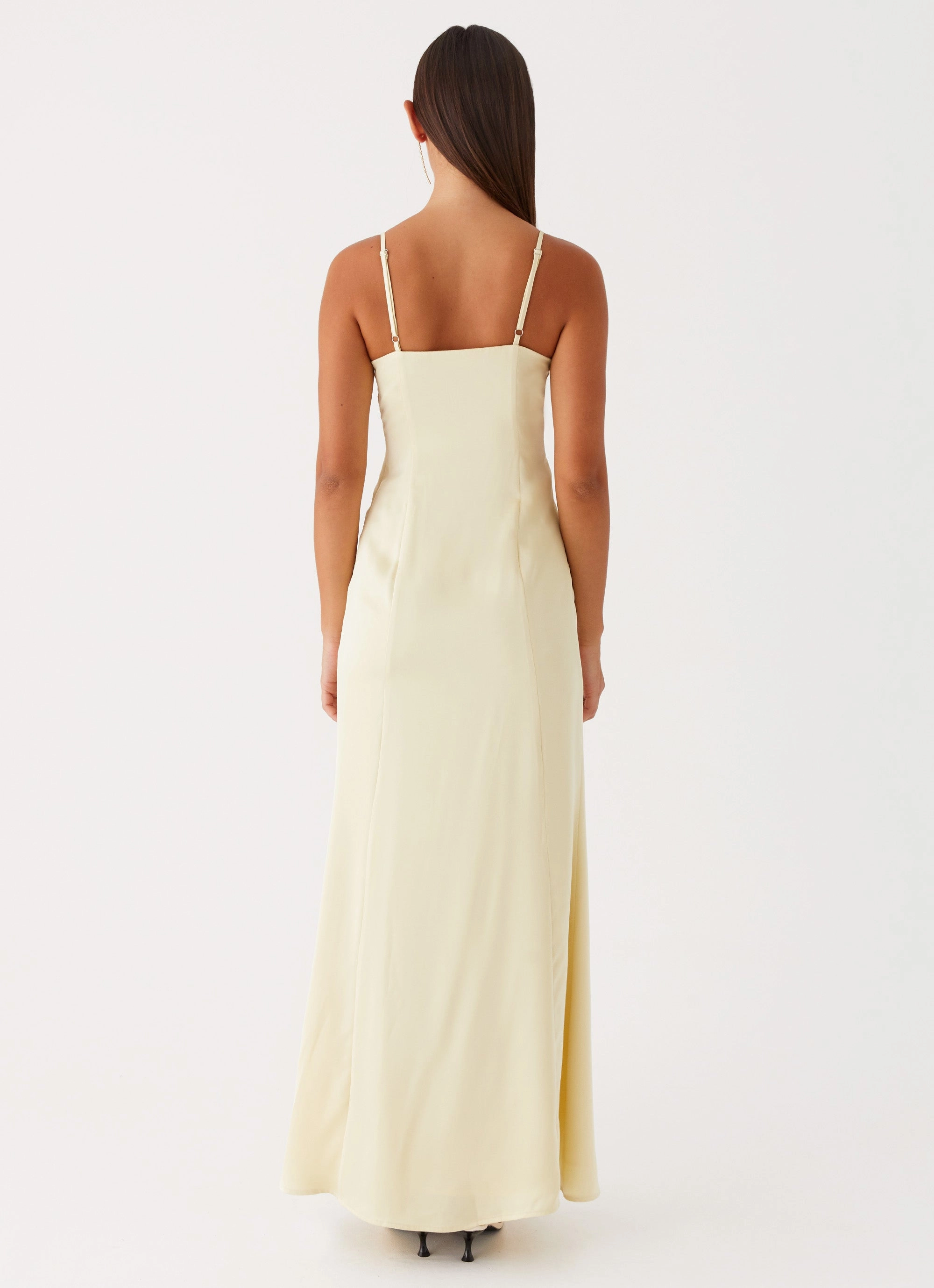 Miss Bloom Maxi Dress - Lemon Floral Comfort