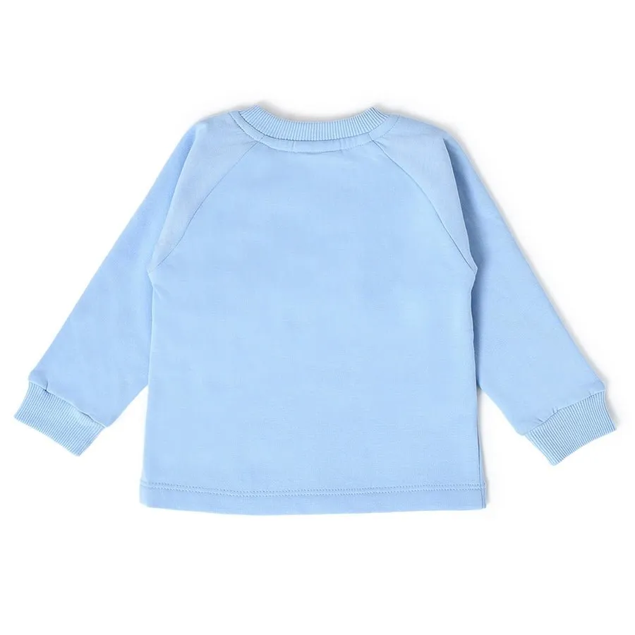Misty Navy Sweatshirt & Pajama  Set