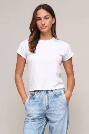 DoubleLayeredShoulders Flexible Design Modern Slub Tee
