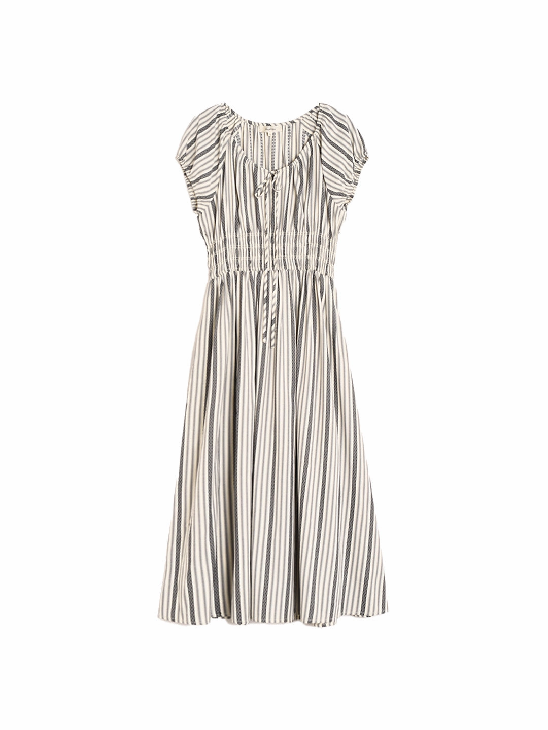 Modern Comfort Eliza Round Neck Stripe Viscose Dress NonChafeCollarTech Water resistant coating