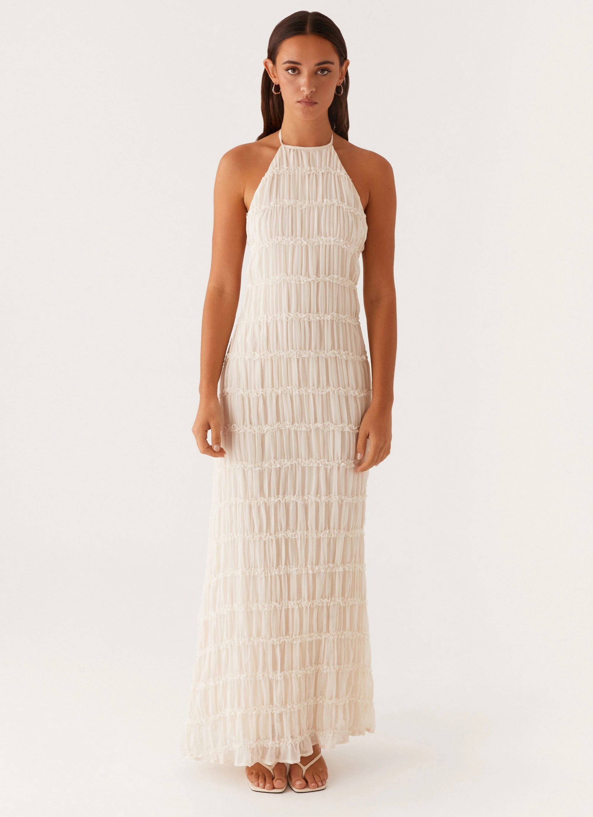 Gift-Worthy Aullie Maxi Dress - Ivory