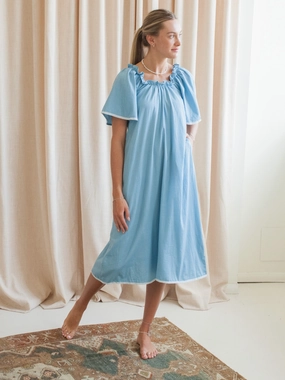 Dance-Party Flattering Shape Maison de Fr??d??ric Wendy House Dress- Sky