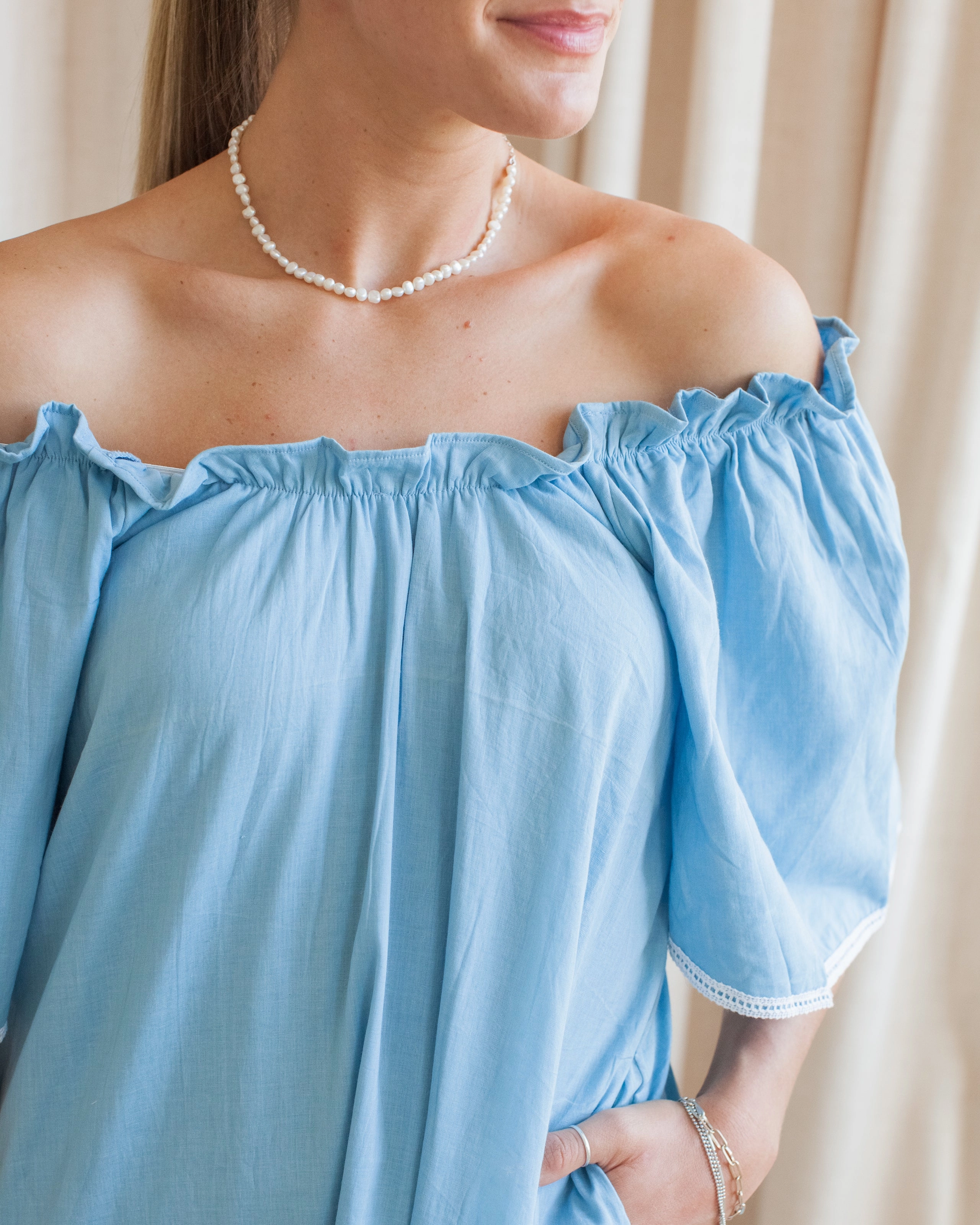 soft fit Event Glow Maison de Fr??d??ric Wendy House Dress- Sky